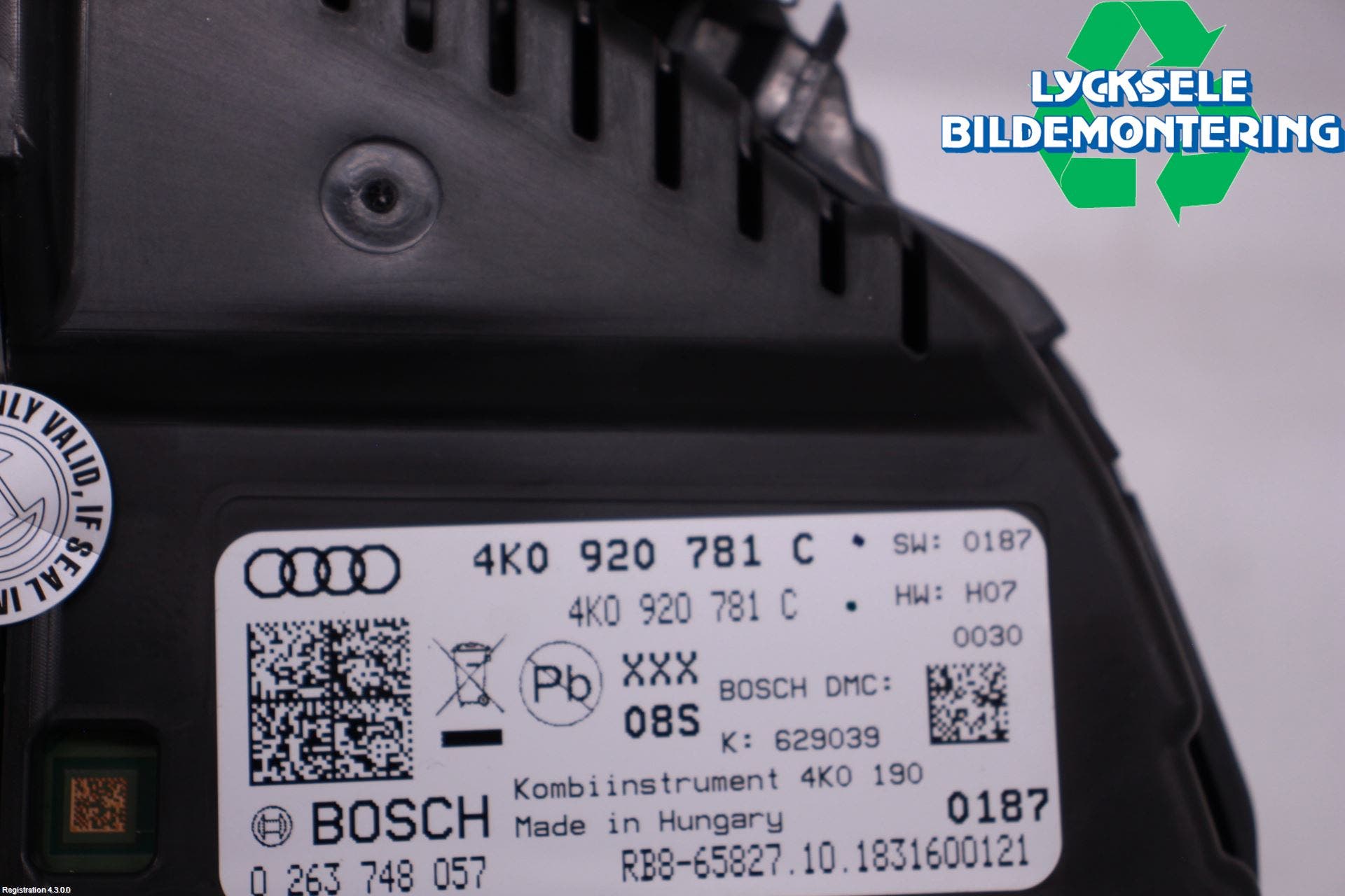 Audi A6 F2/C8 19- Instrument Komb