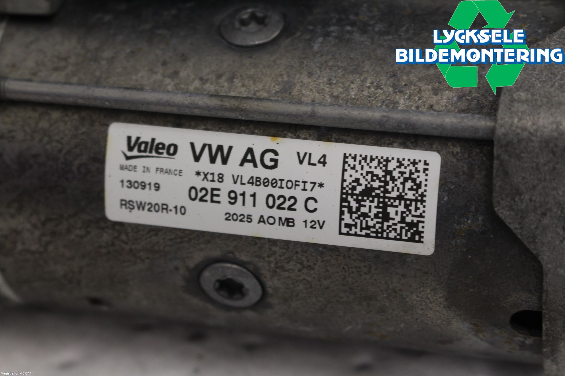 Volkswagen VW ARTEON 17- Startmotor Diesel