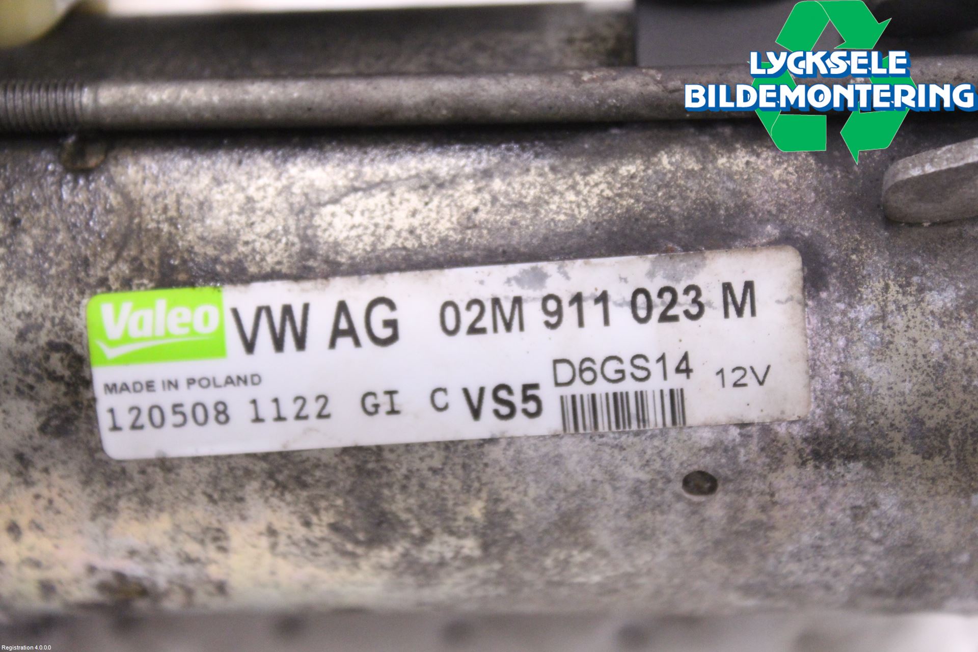 Volkswagen VW PASSAT CC 08-16 Startmotor