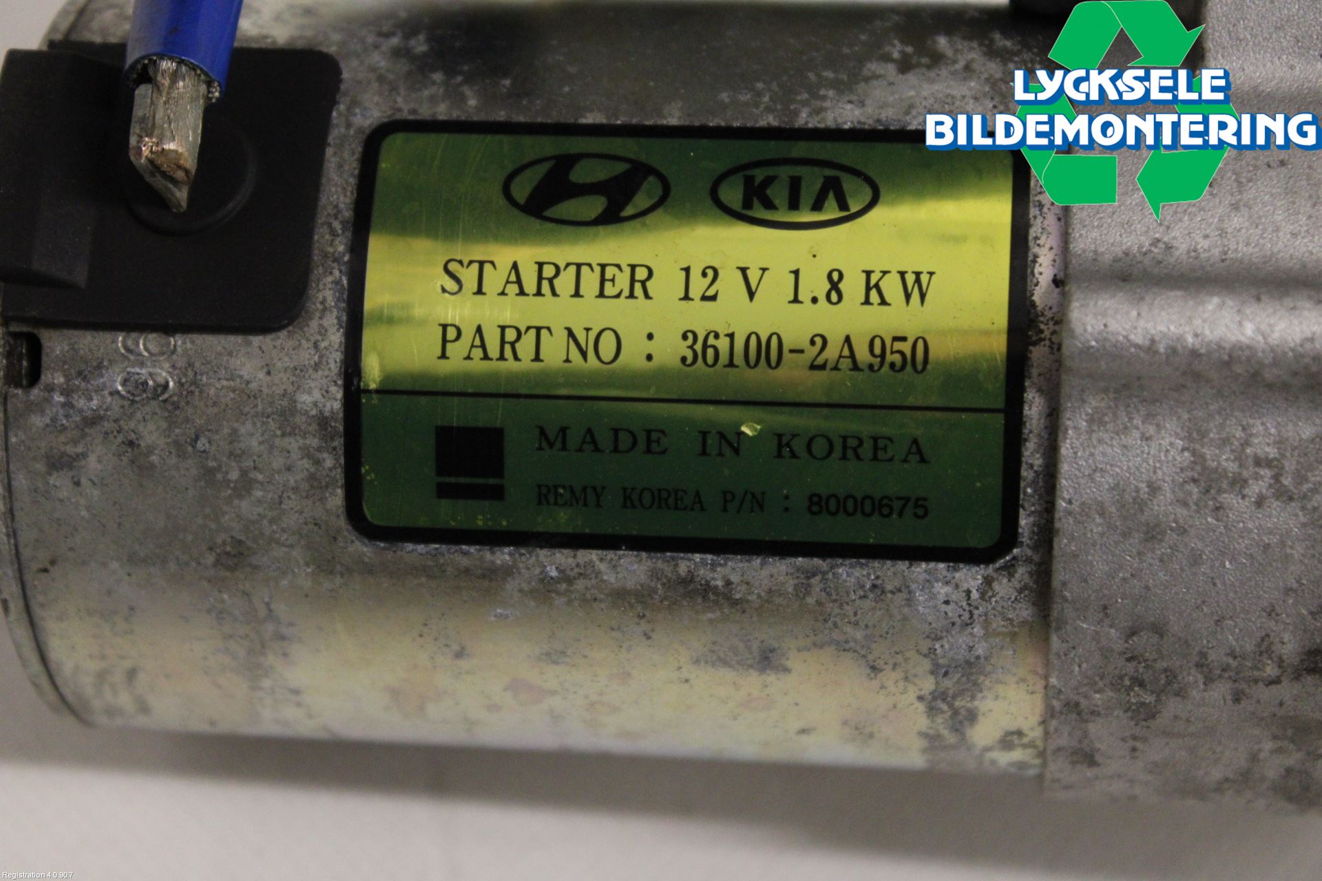 Kia OPTIMA 16-20 Startmotor Diesel