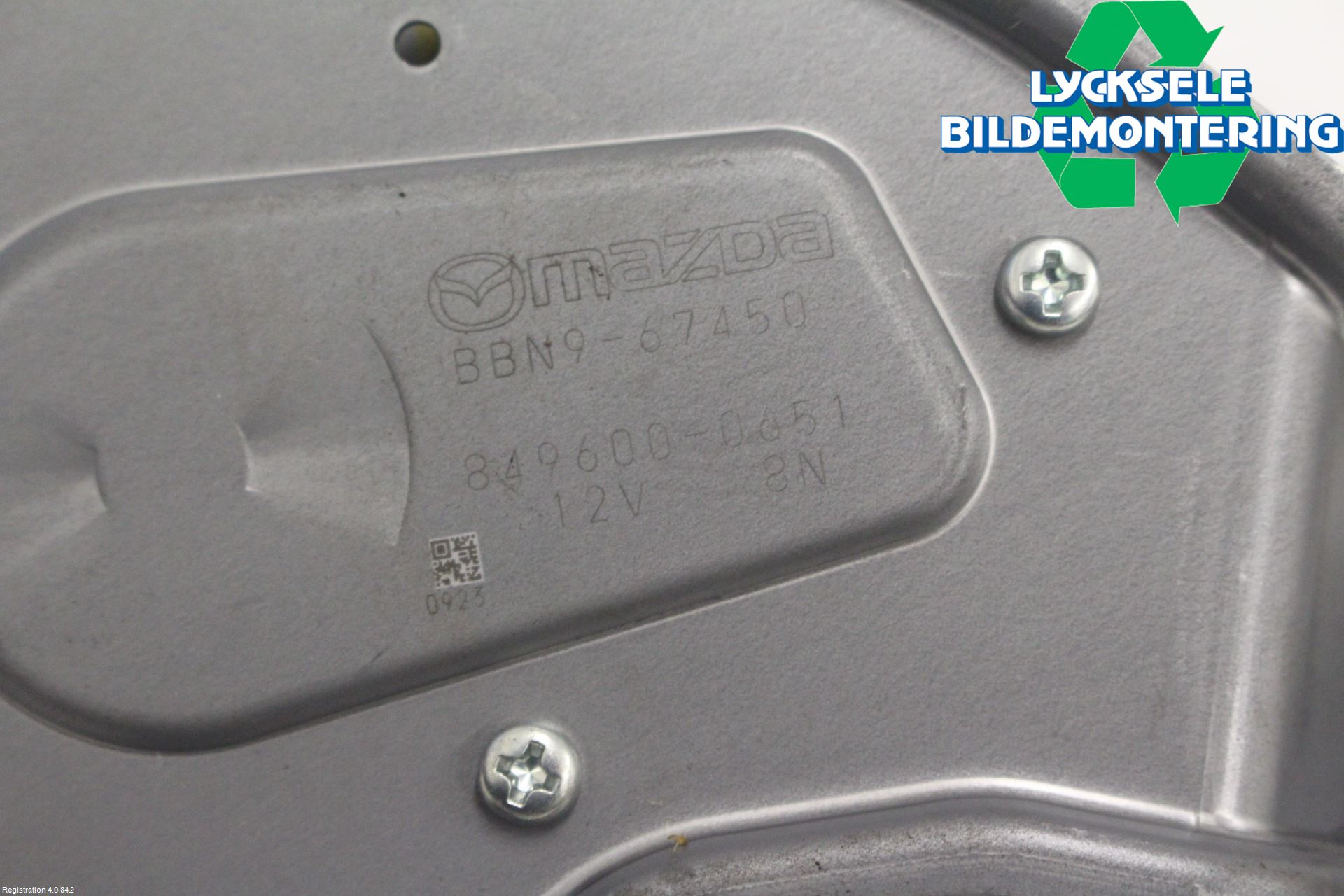 Mazda 3 II 09-13 Torkarmotor Baklucka