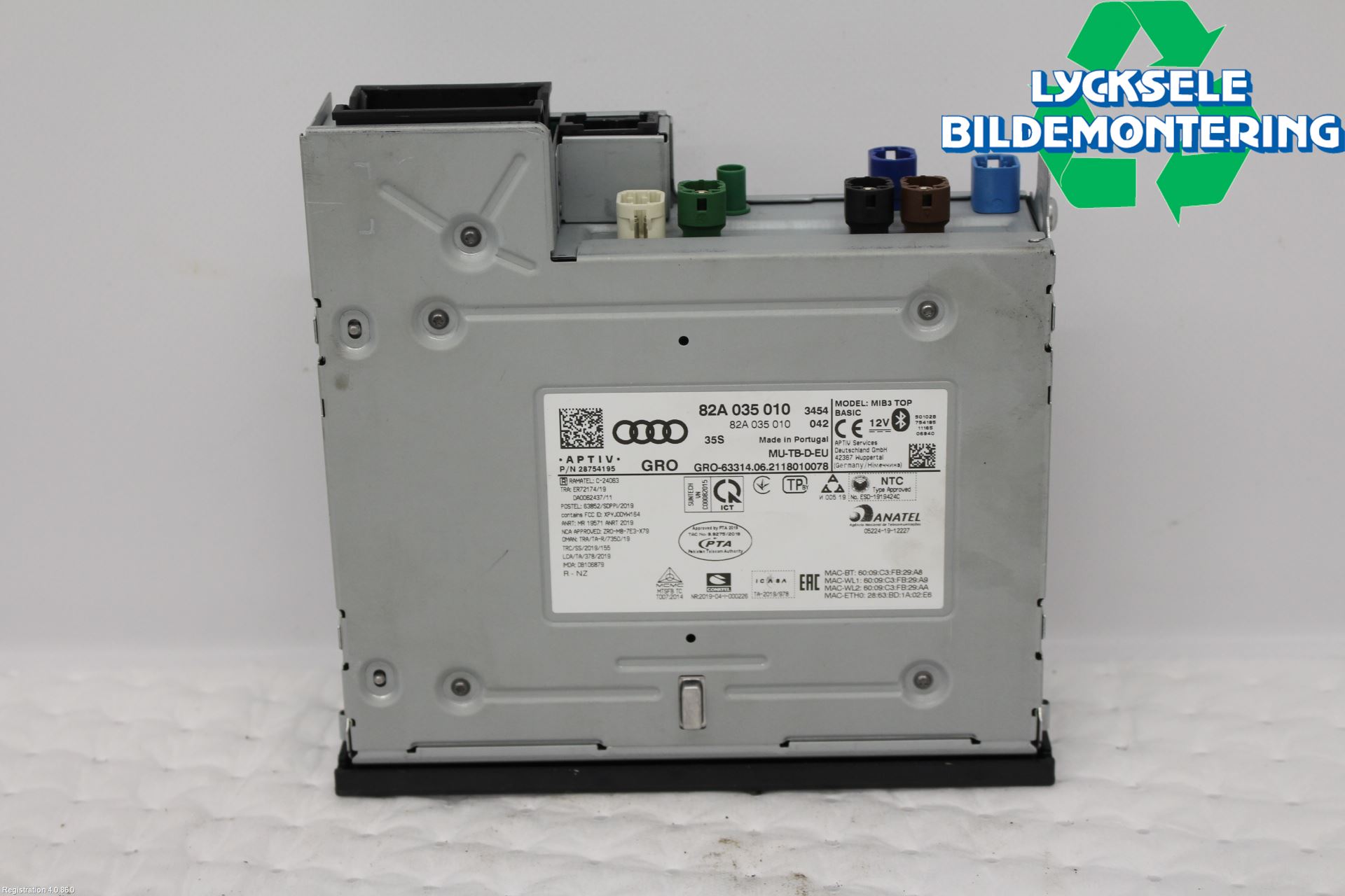 Audi A1 19- Cd Radio - Multimediapanel