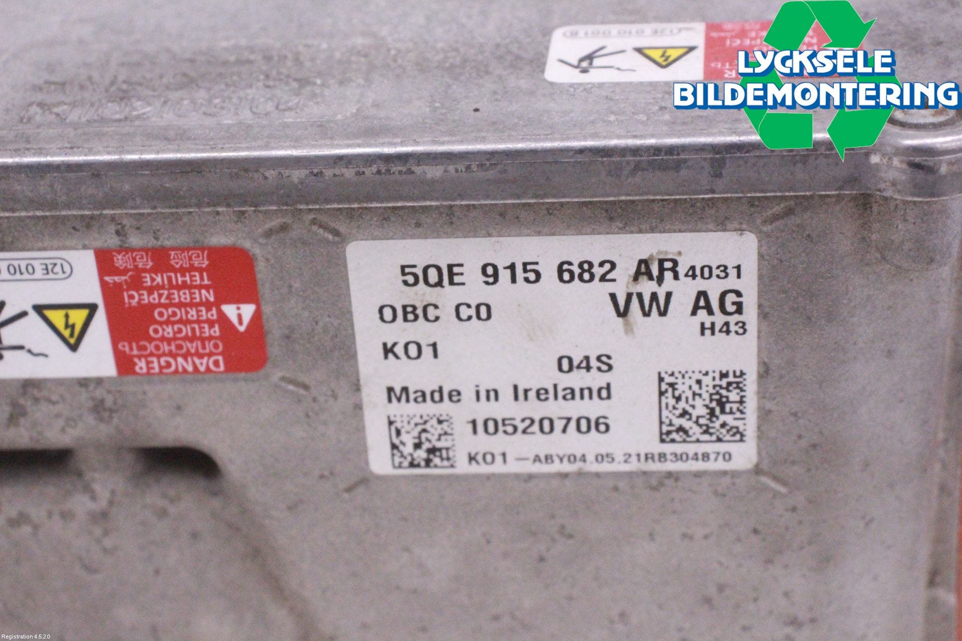 Volkswagen VW PASSAT 20-24 Batteriladdare Högspänning