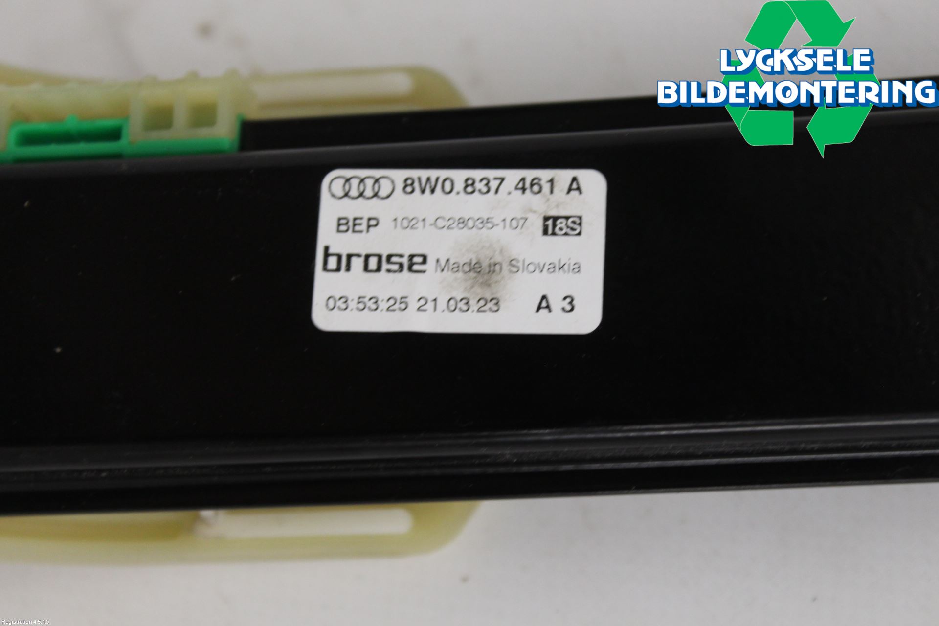 Audi A4/S4 B9 20- Fönsterhissmekanism