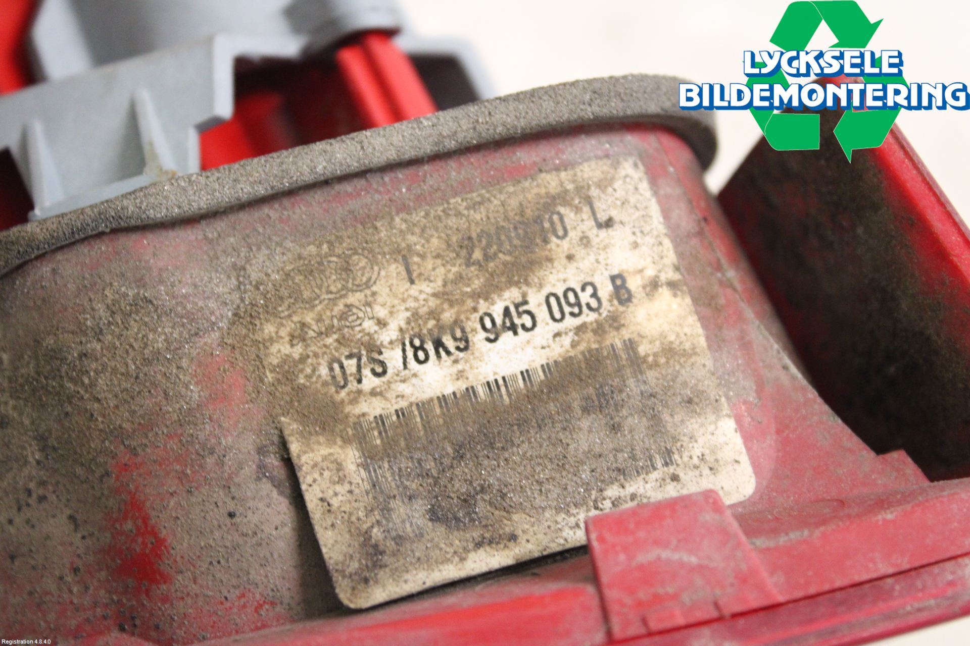 Audi A4/S4 08-11 Bakljus Lucka Vä