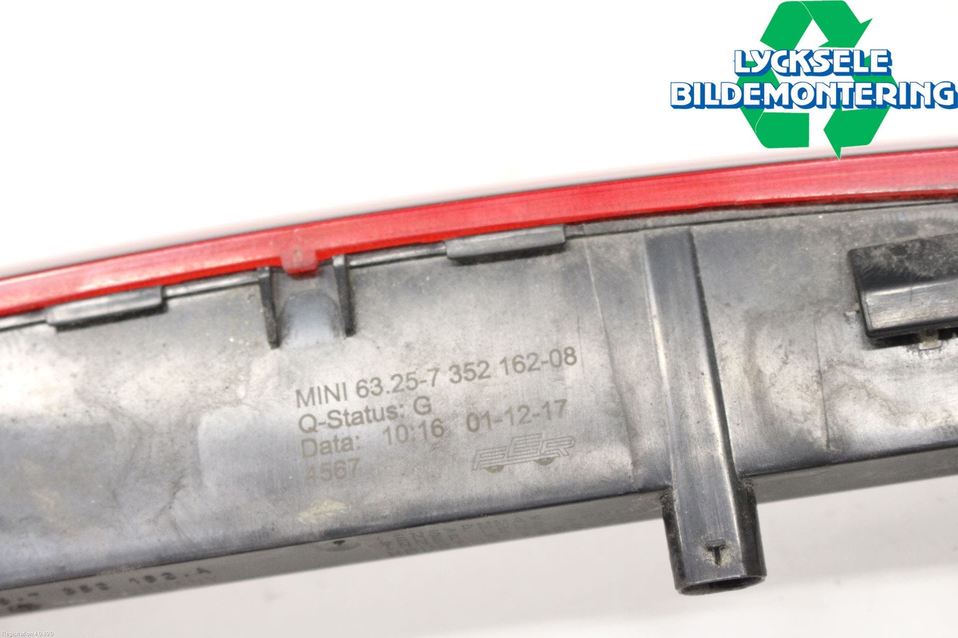 Mini COOPER CLUBMAN F54 16- Bromsljus Bakruta