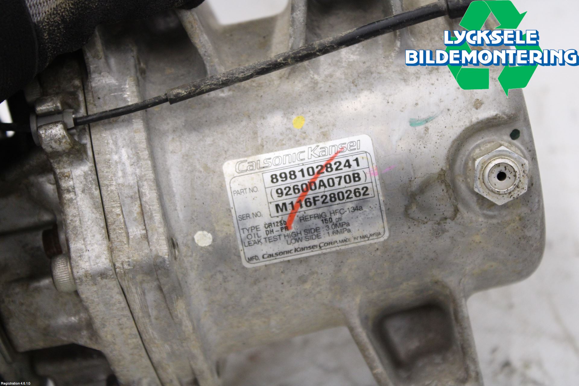 Isuzu D-MAX Ac Kompressor