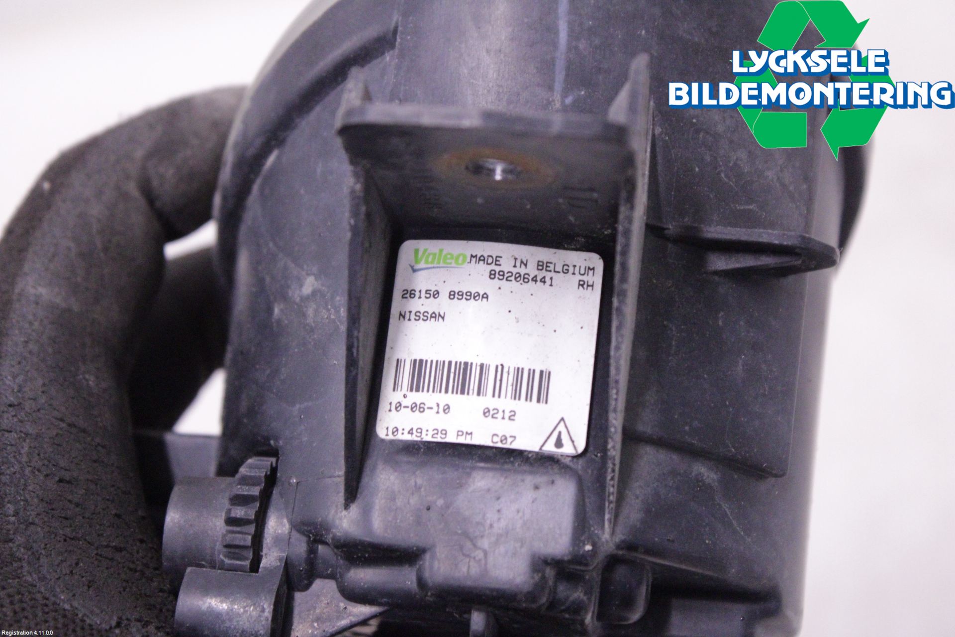 Nissan QASHQAI 10-14 Dimljus-Varselljus Fram