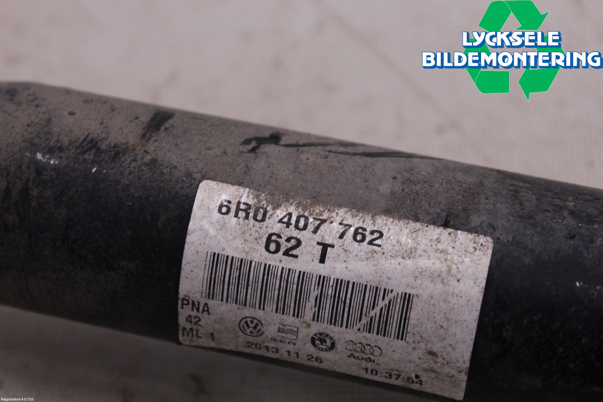 Volkswagen VW POLO 10-17 Drivaxel Fram Höger