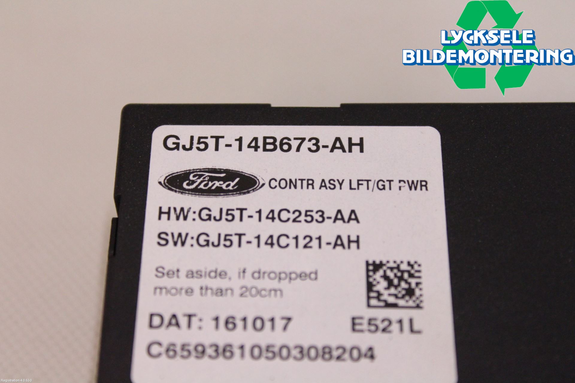 Ford KUGA 13-16 Styrenhet Baklucka