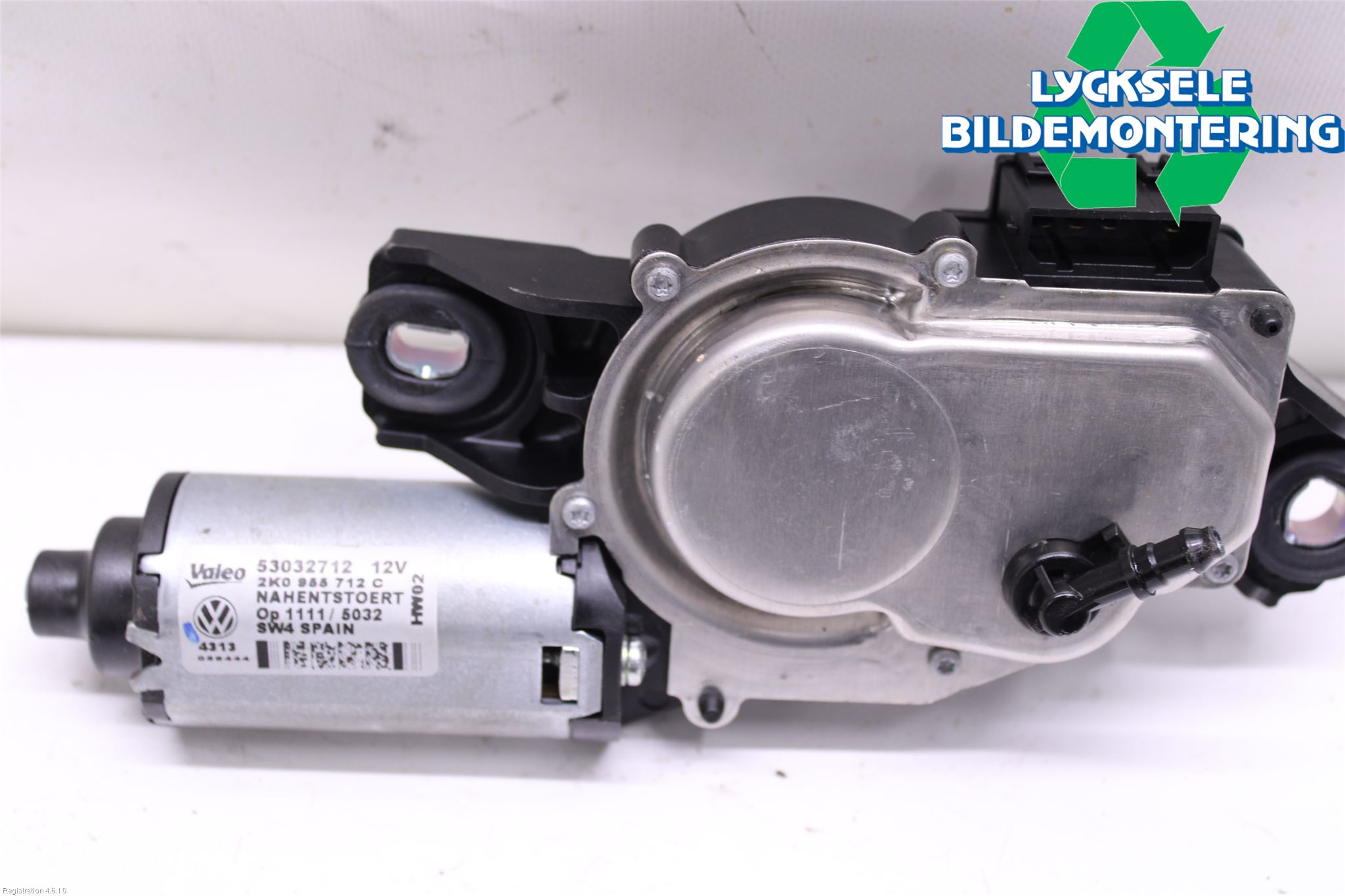 Volkswagen VW CADDY 11-15 Torkarmotor Baklucka