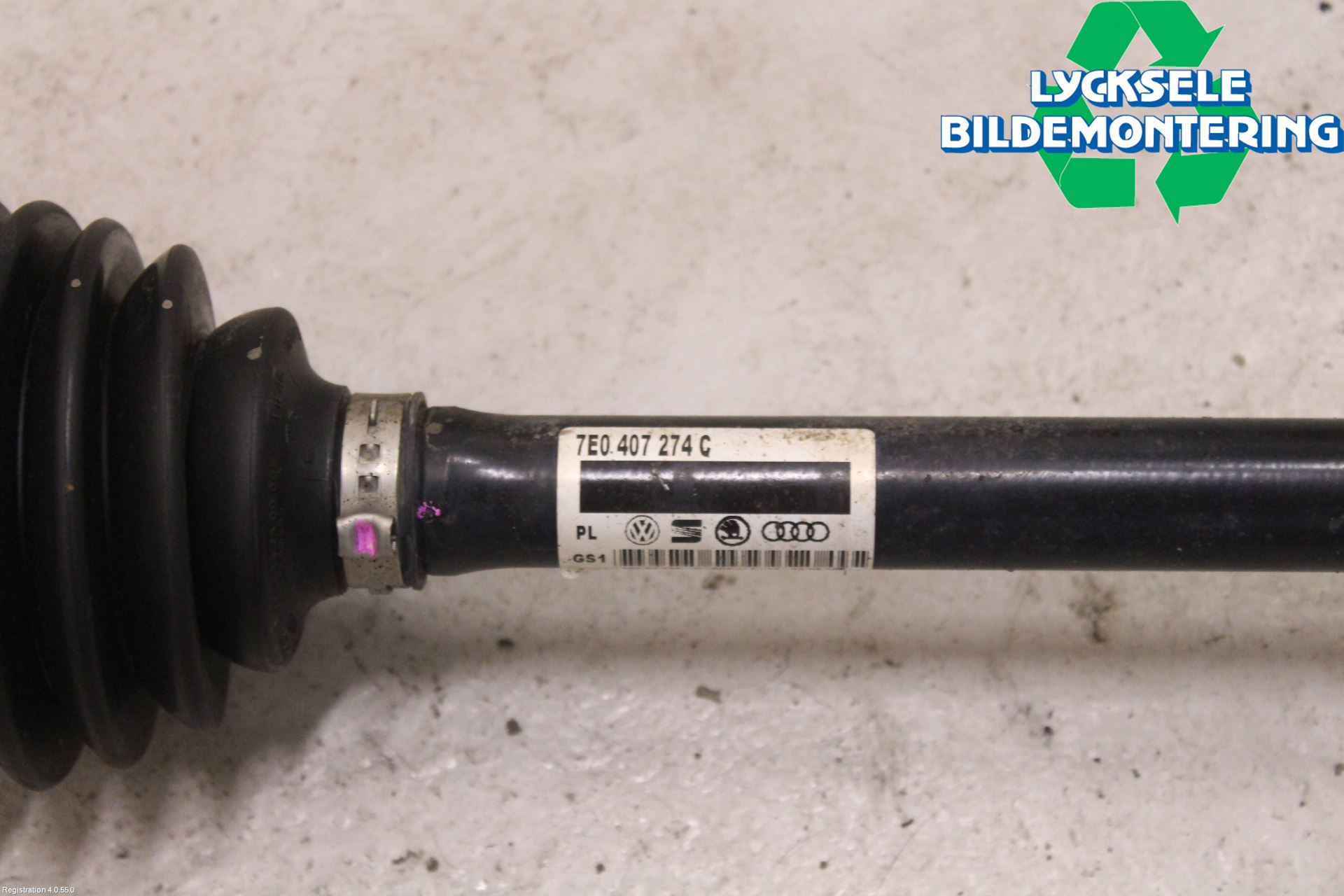Volkswagen VW TRANSP/CARAVELLE (T6) 16-22 Drivaxel Fram Vänster
