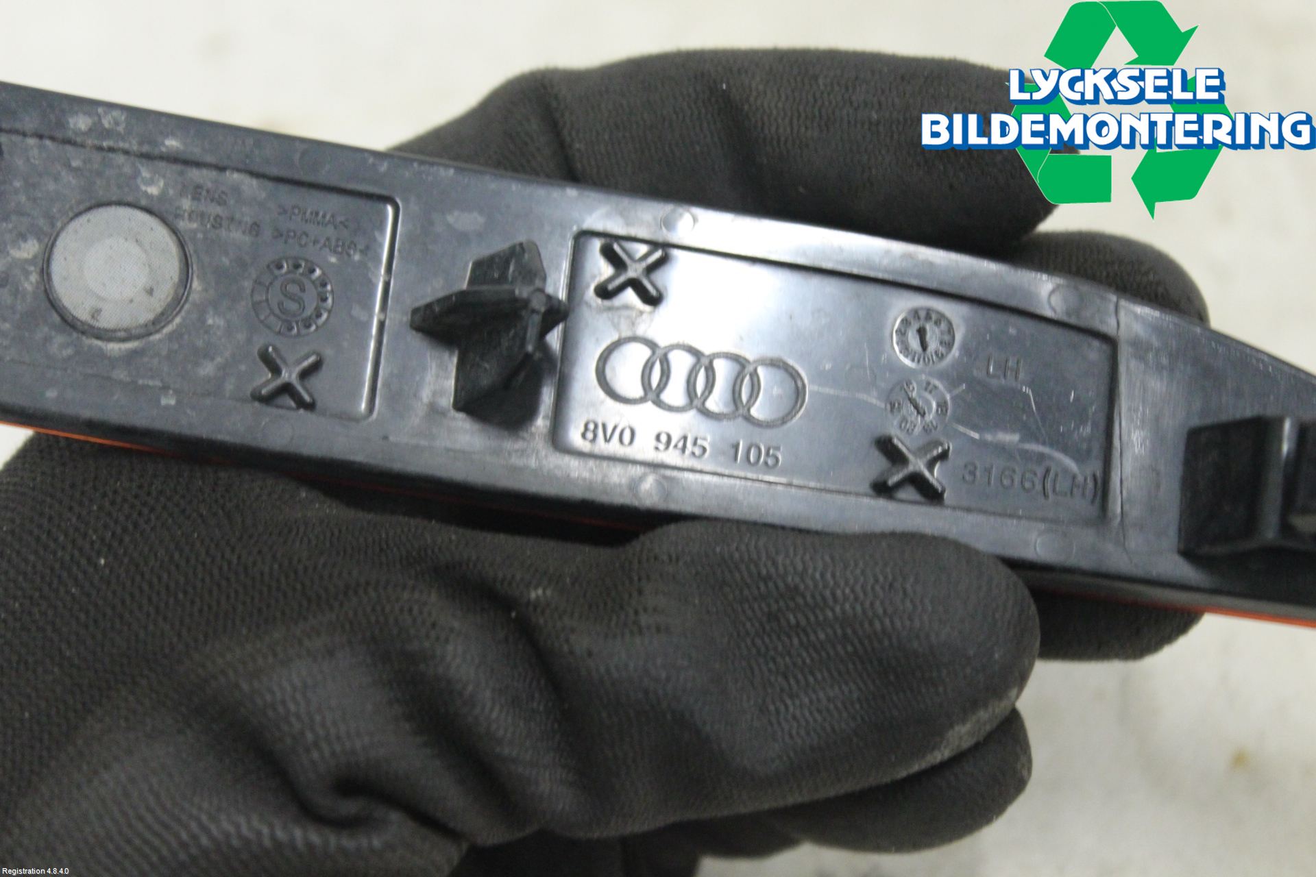 Audi A3/S3 8V 13-20 Dimljus/Reflex Bak