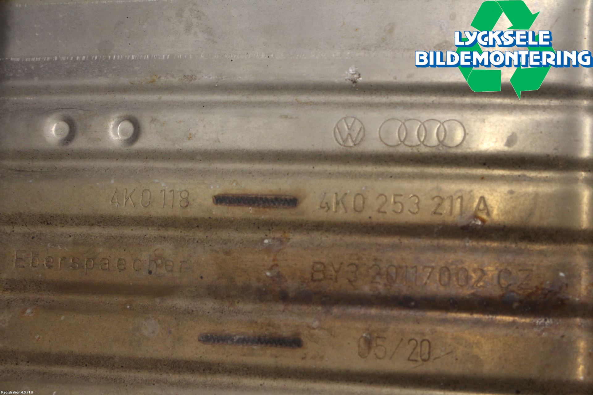 Audi A7 Sportback 4K 18- Avgasrör Främre-Mitt-Bak