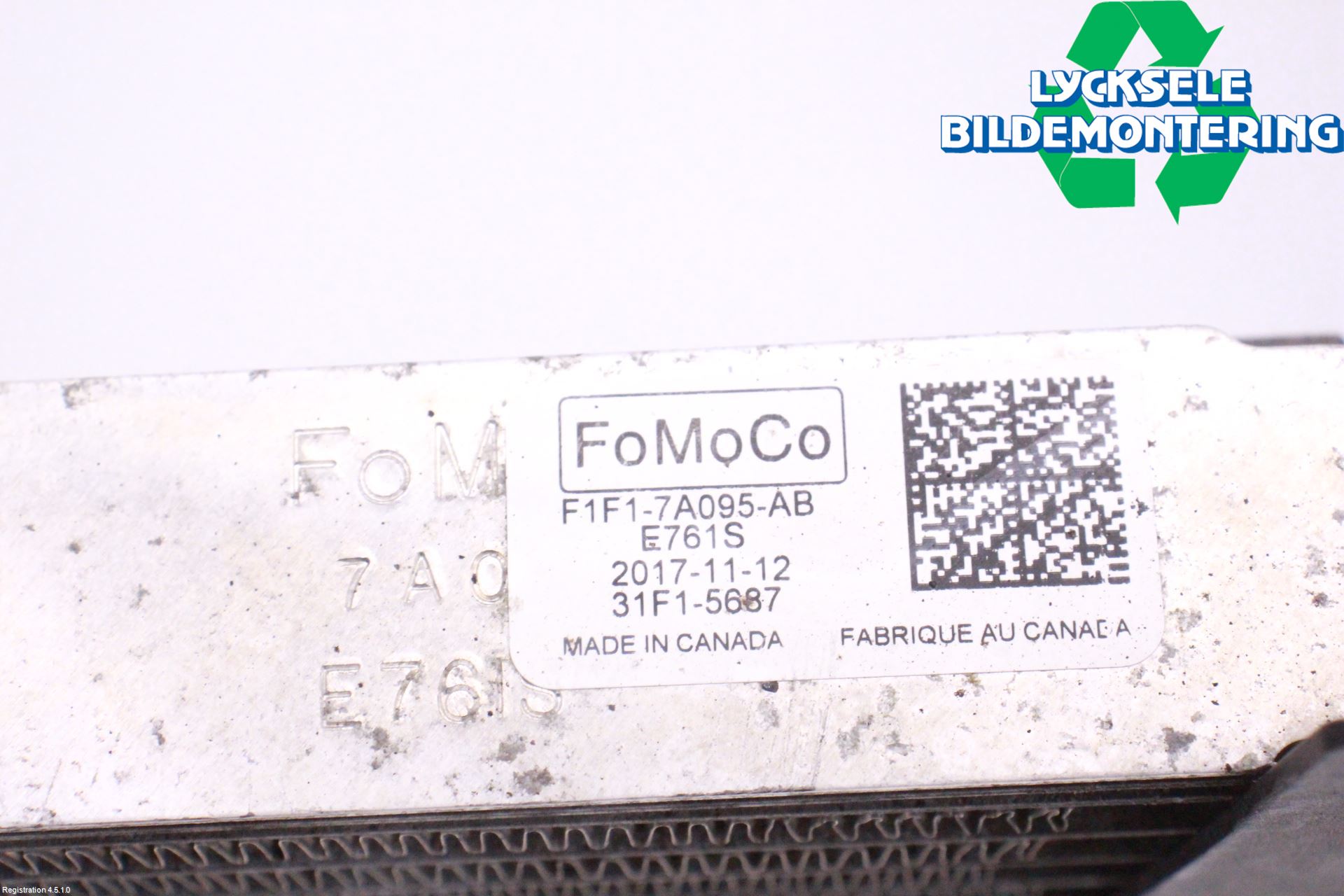 Ford KUGA 17-19 Oljekylare Automat