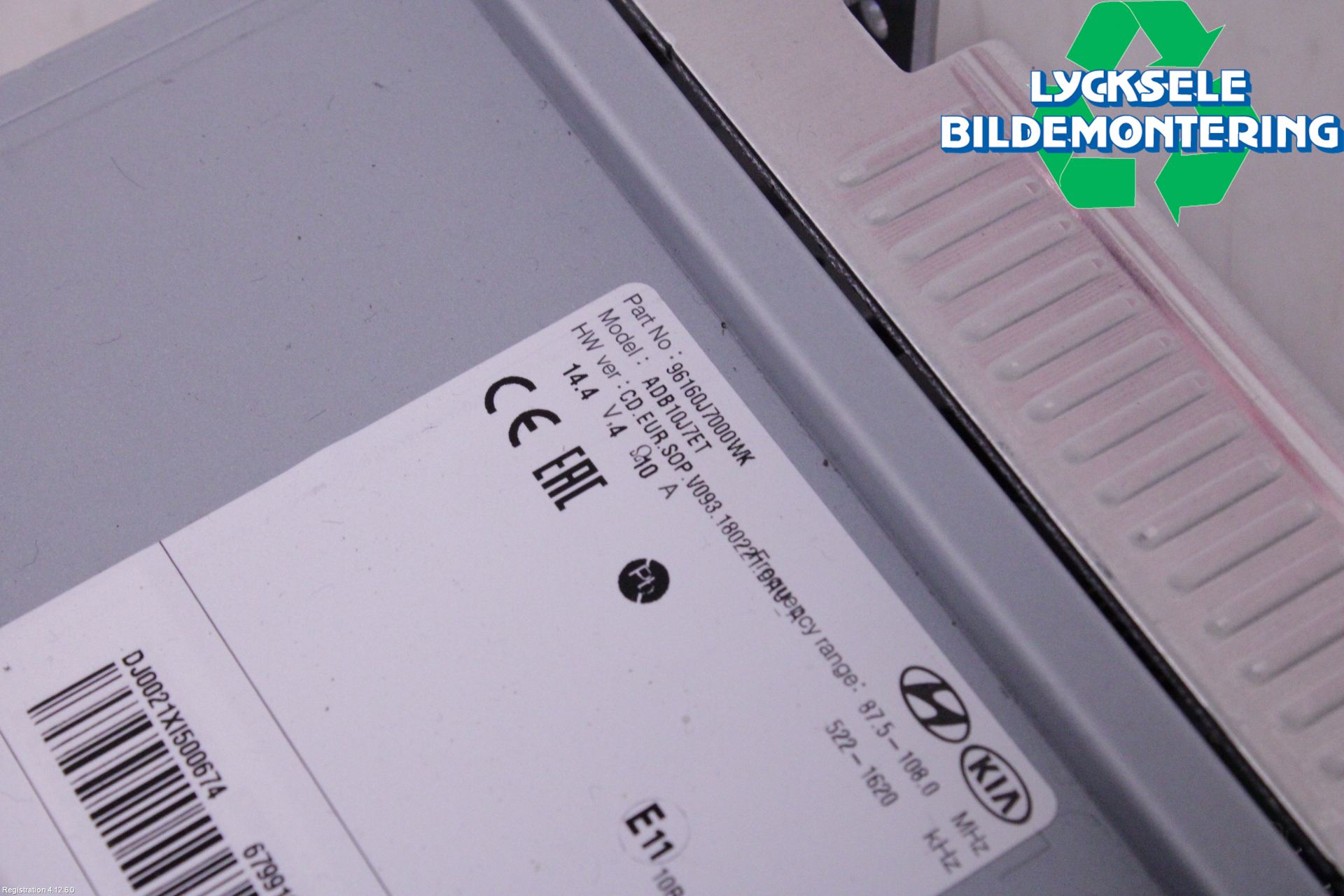 Kia CEED/CEED SW 19- Cd Radio - Multimediapanel