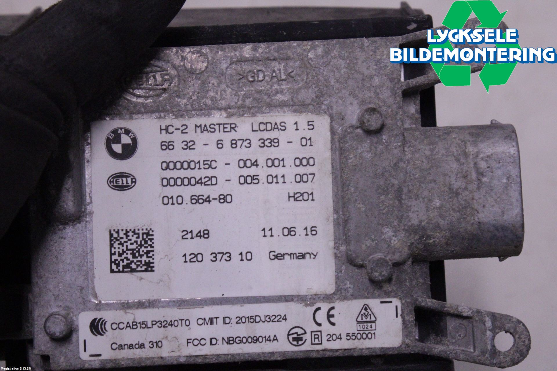 BMW 5 F10/F11/F18 09-17 Sensor Aktivt Kollisionsskydd