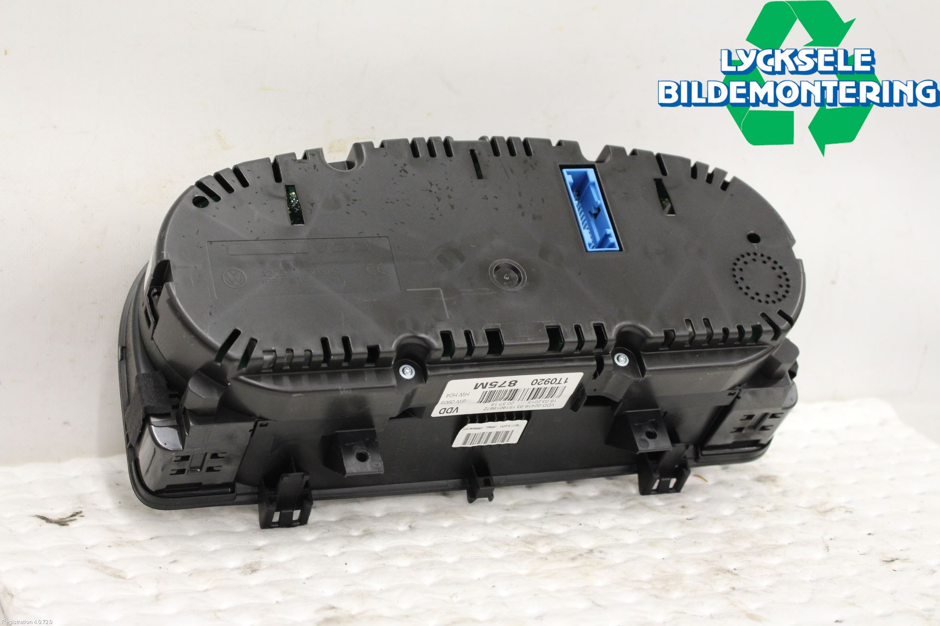 Volkswagen VW TOURAN 10-15 Instrument Komb