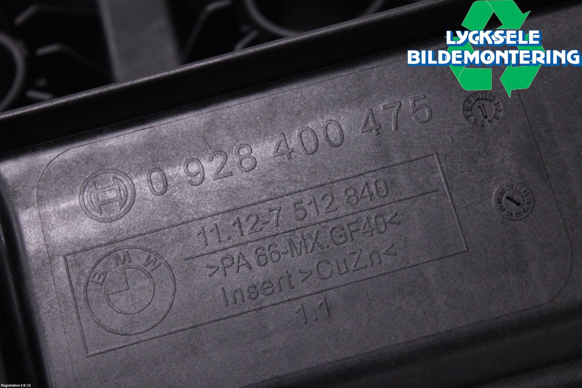 BMW 5 E60/61 Sed/Tou 02-10 Ventilkåpa