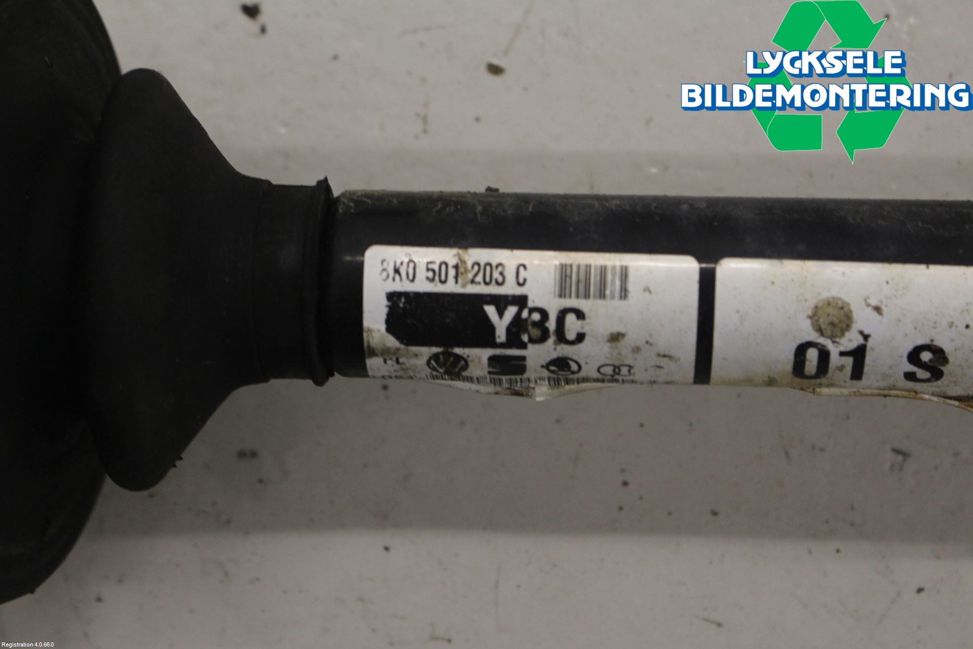 Audi A5 07-16 Drivaxel Bak Höger