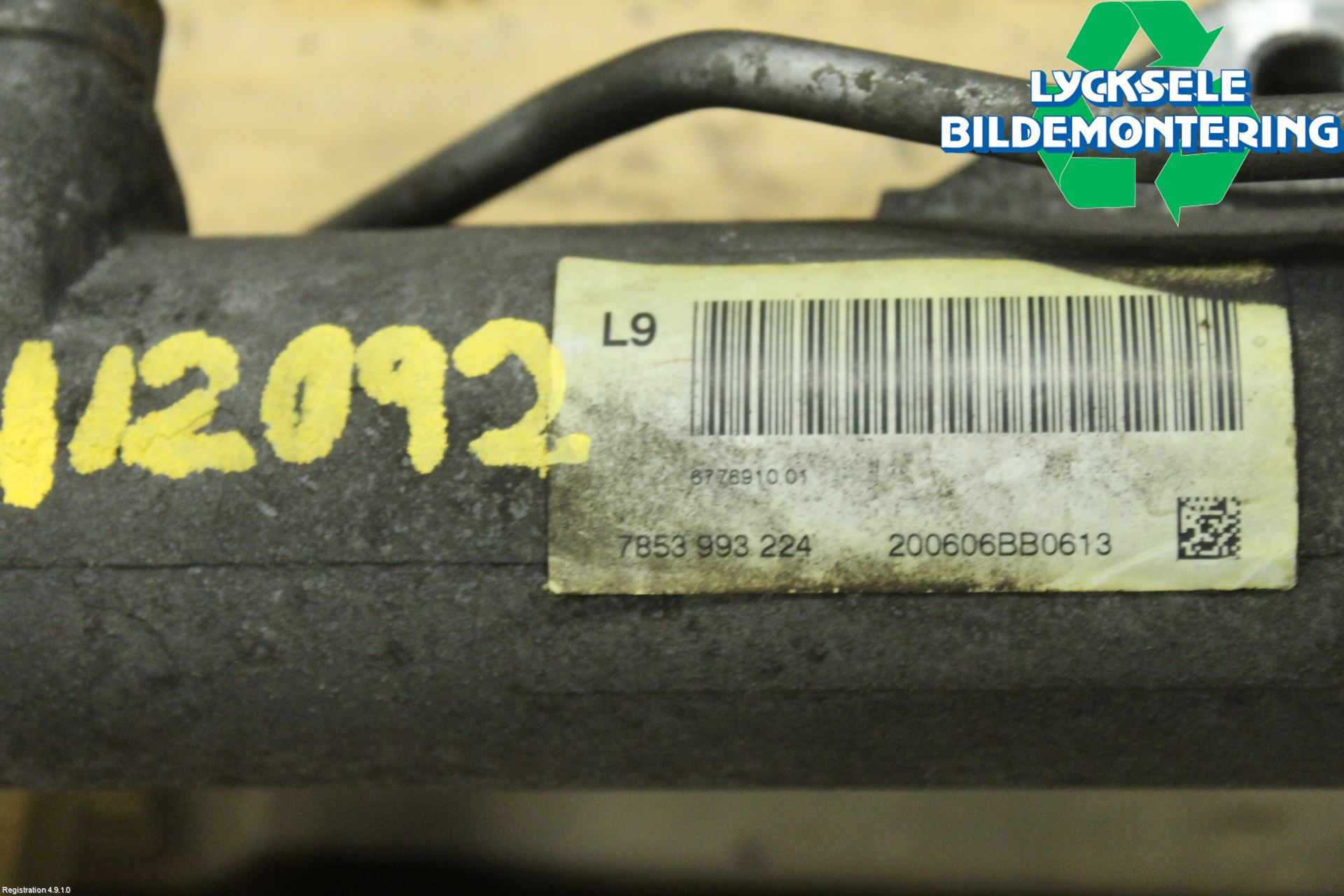 BMW 5 E60/61 Sed/Tou 02-10 Styrväxel Servo -Snäcka