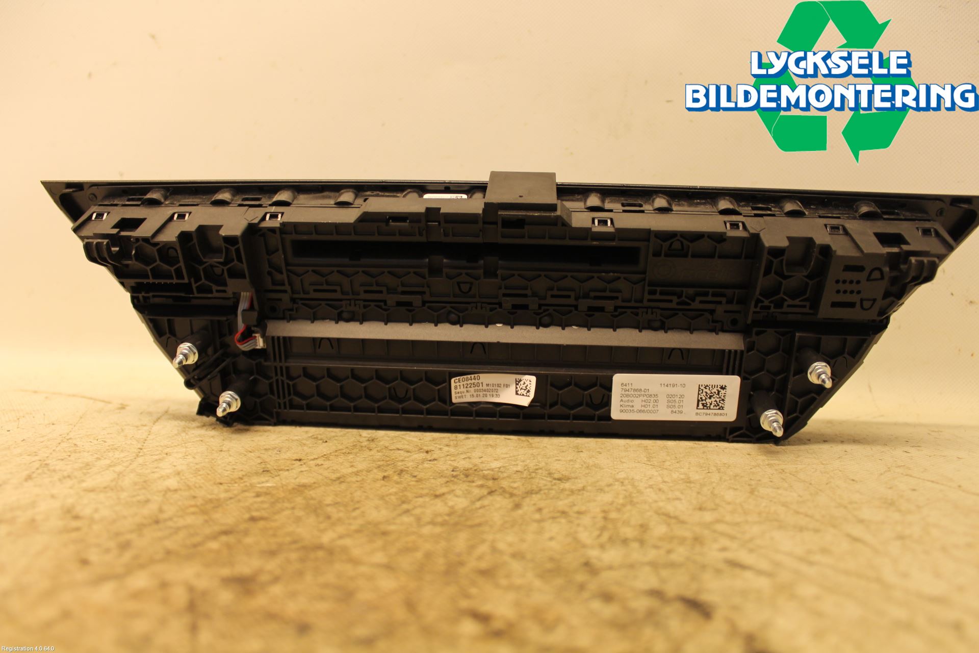 BMW 5 G30/G31/F90 17-23 Ac Styrenhet Ac Manöveren
