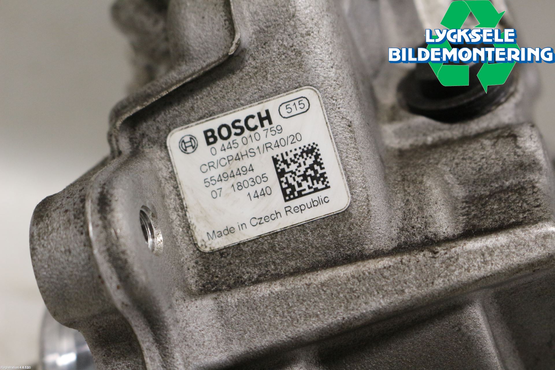 Opel INSIGNIA 17- Bränsle Insppump Diesel