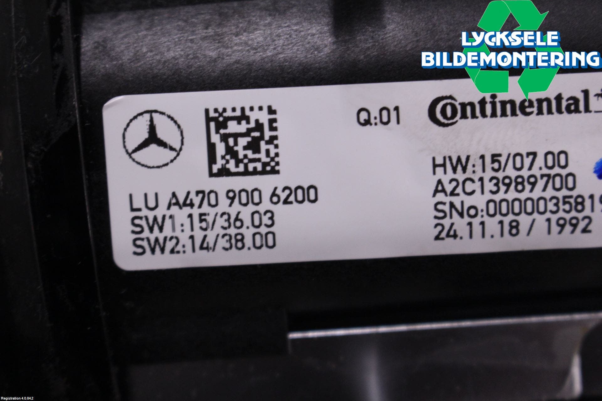 Mercedes-Benz MB X-KLASS (BR 470) 18-20 Strömställare Multifunktion