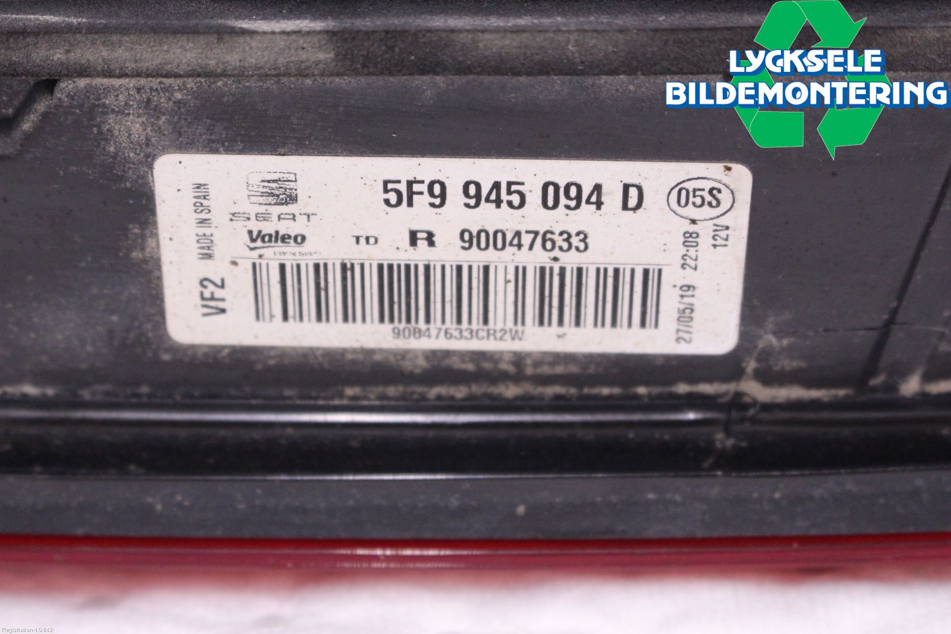 Seat LEON 13-20 Bakljus Lucka Hö