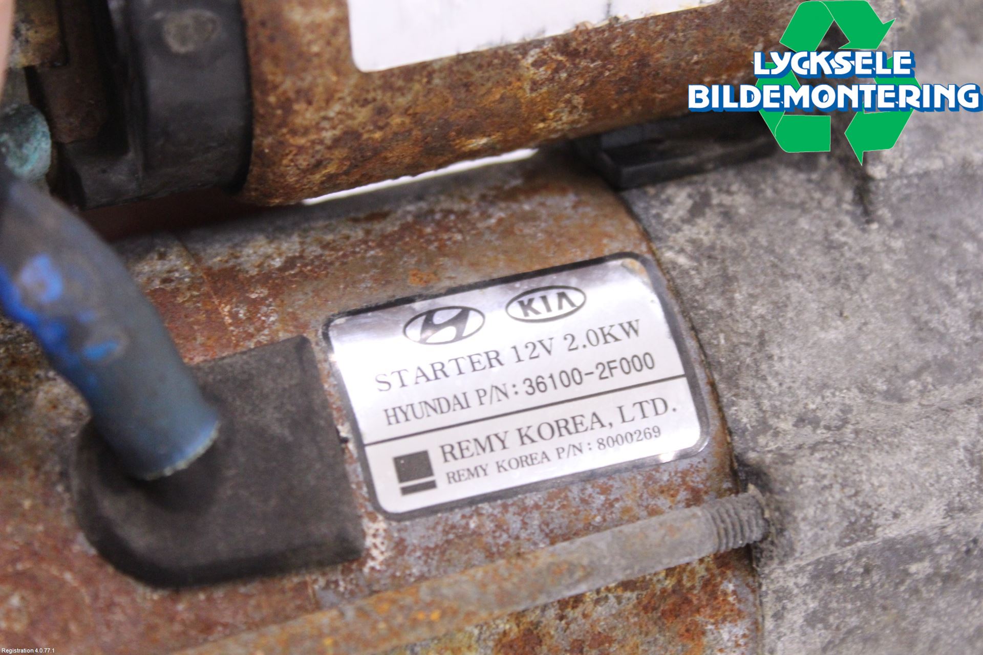 Hyundai SANTA FE  06-12 Startmotor Diesel