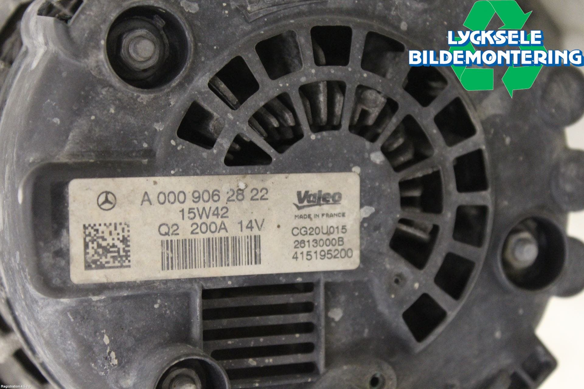 Mercedes-Benz MB E-KLASS (W212) 09-16 Generator