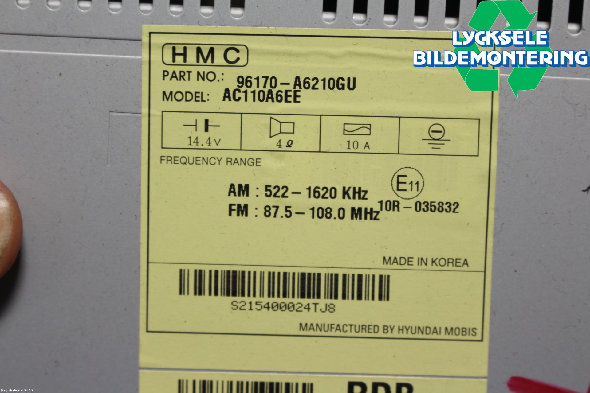 Hyundai i30 GD 13-17 Cd Radio - Multimediapanel