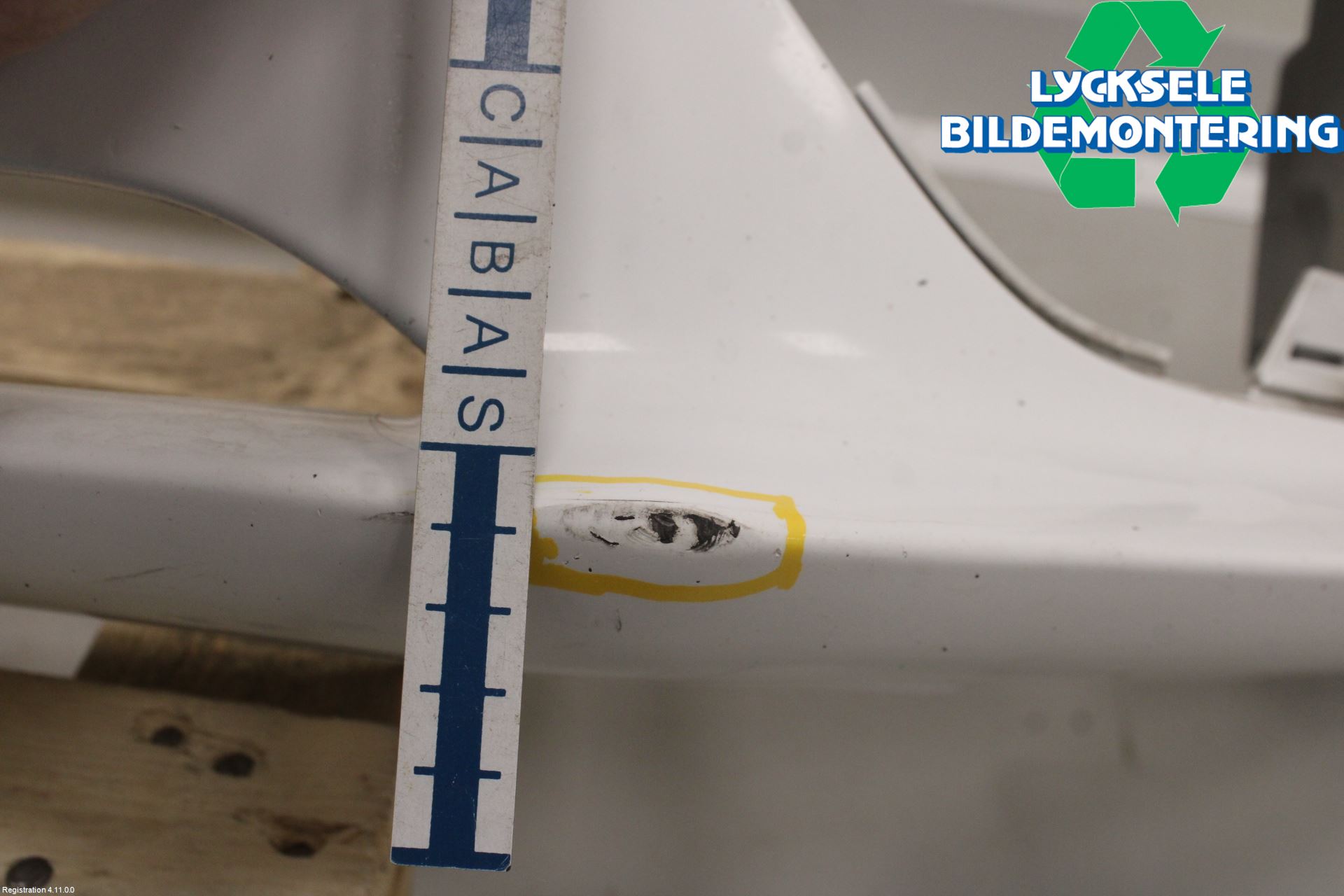 Audi A4 12-15 Stötfångarbeklädnad Fram