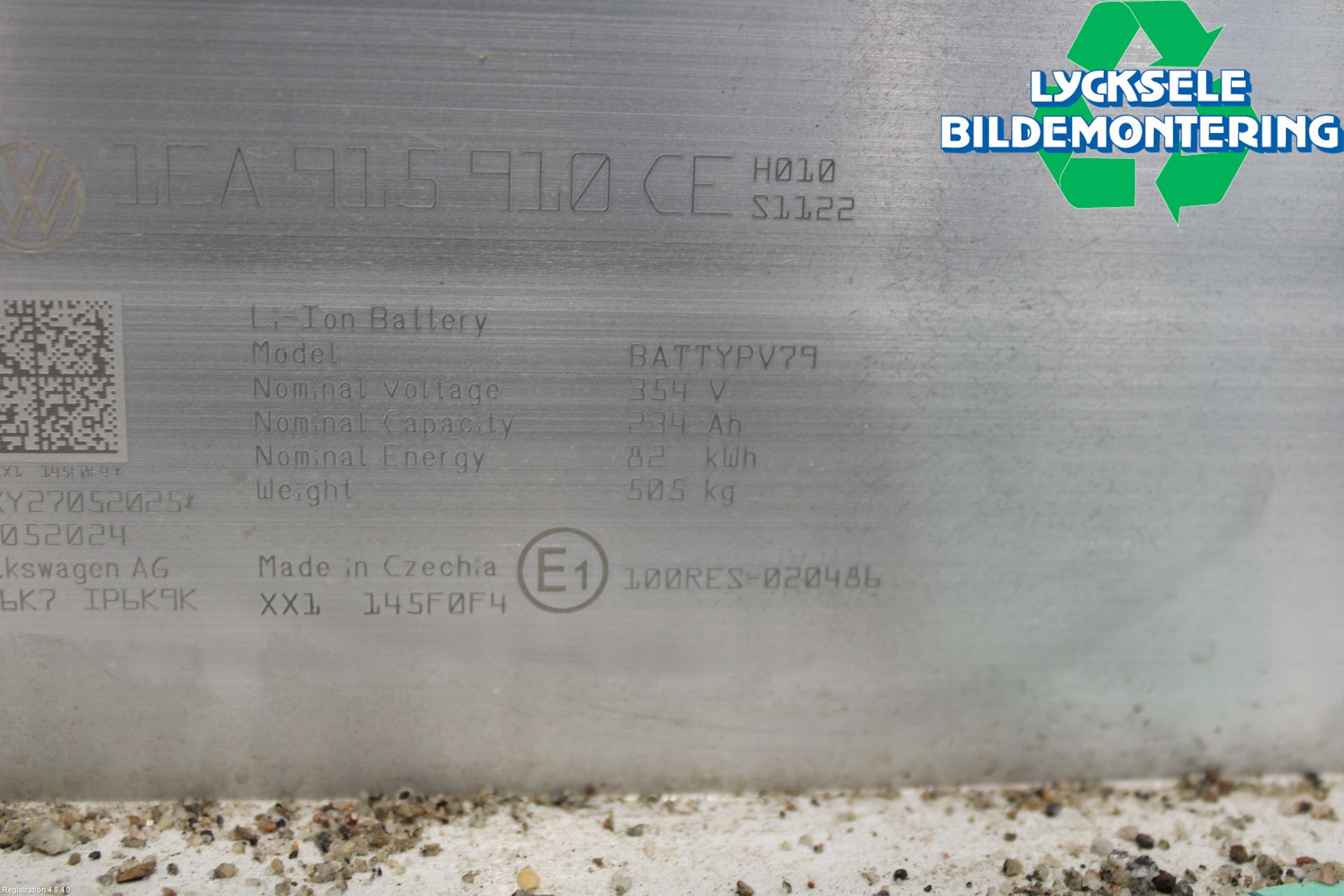 Skoda ENYAQ iV 21- Batteri Högspänning