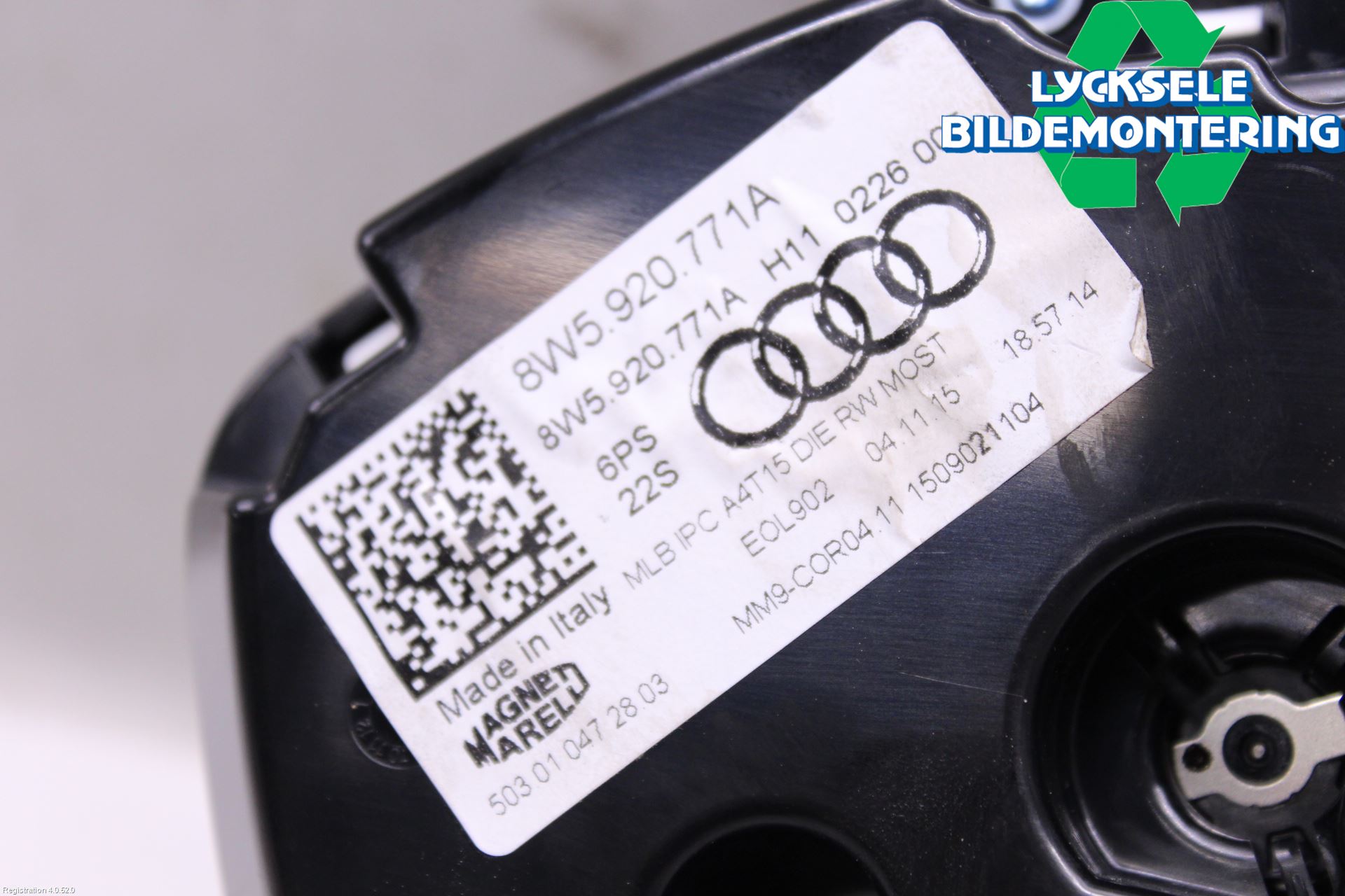 Audi A4/S4 B9 16-19 Instrument Komb