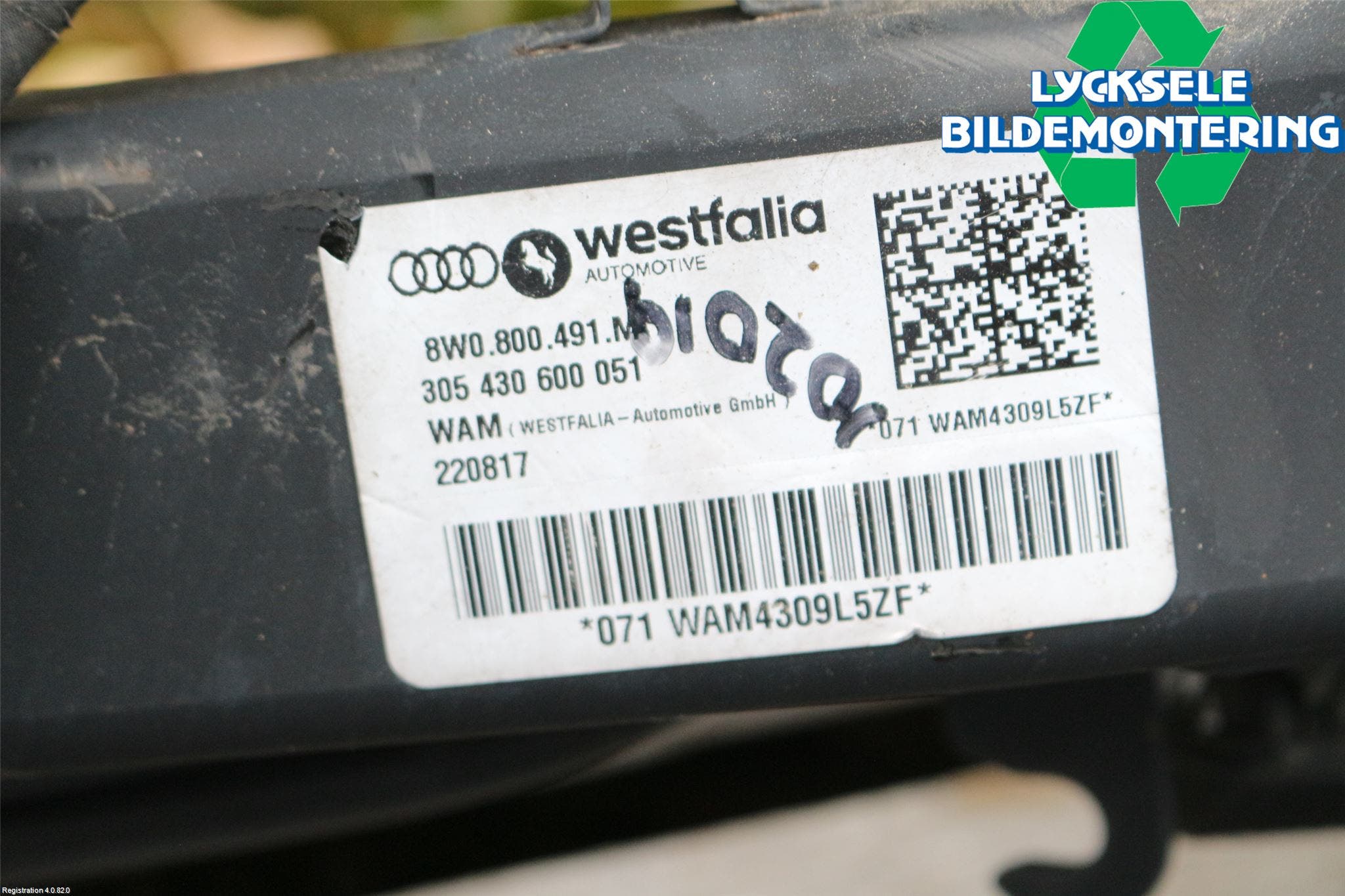 Audi A5 17- Dragkrok