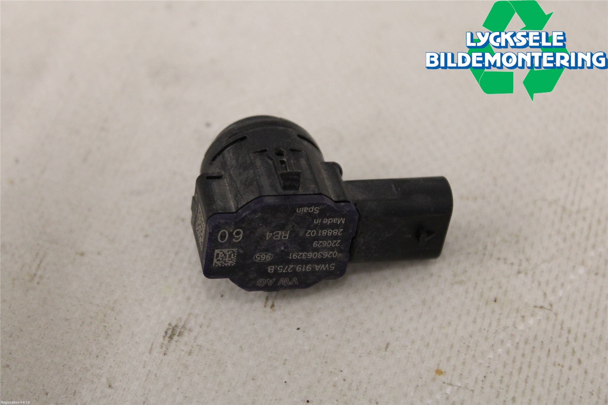 Volkswagen VW ID.3 21- Parkeringshjälp Backsensor