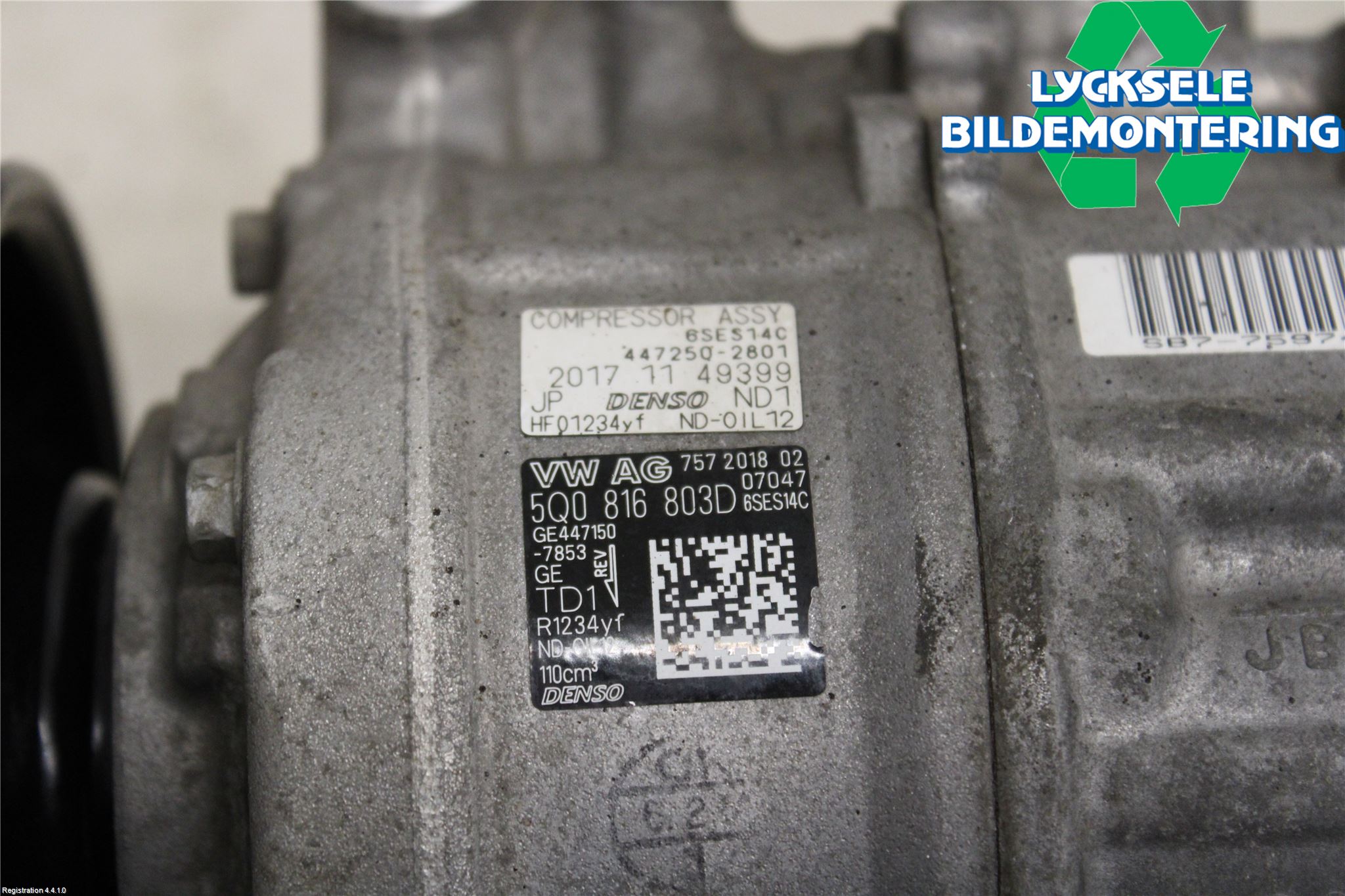 Volkswagen VW PASSAT 15-19 Ac Kompressor