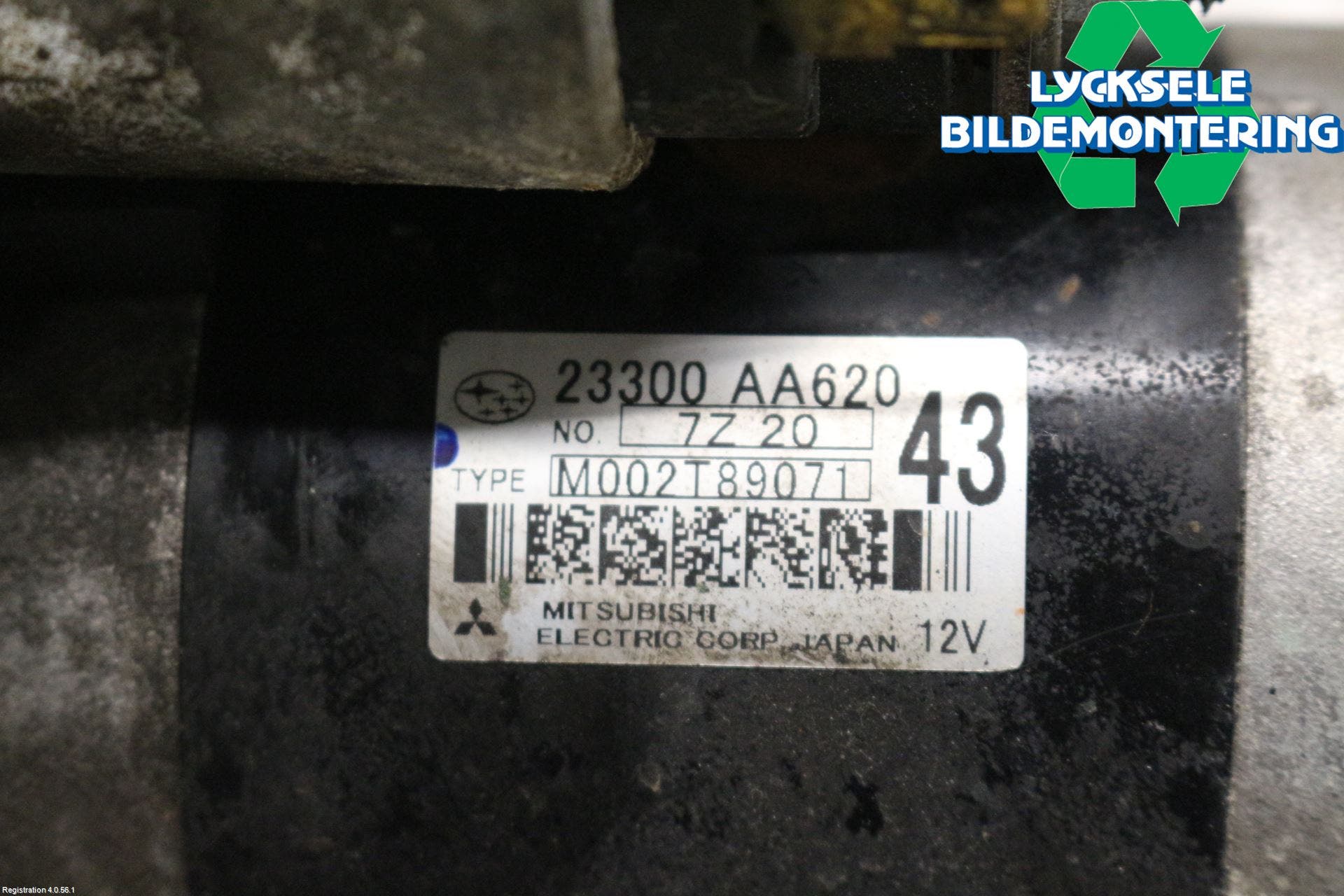 Subaru LEGACY 07-09 Startmotor Diesel