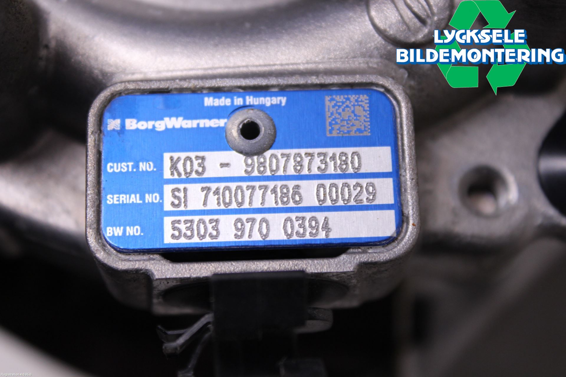 Ford KUGA 13-16 Turboaggregat