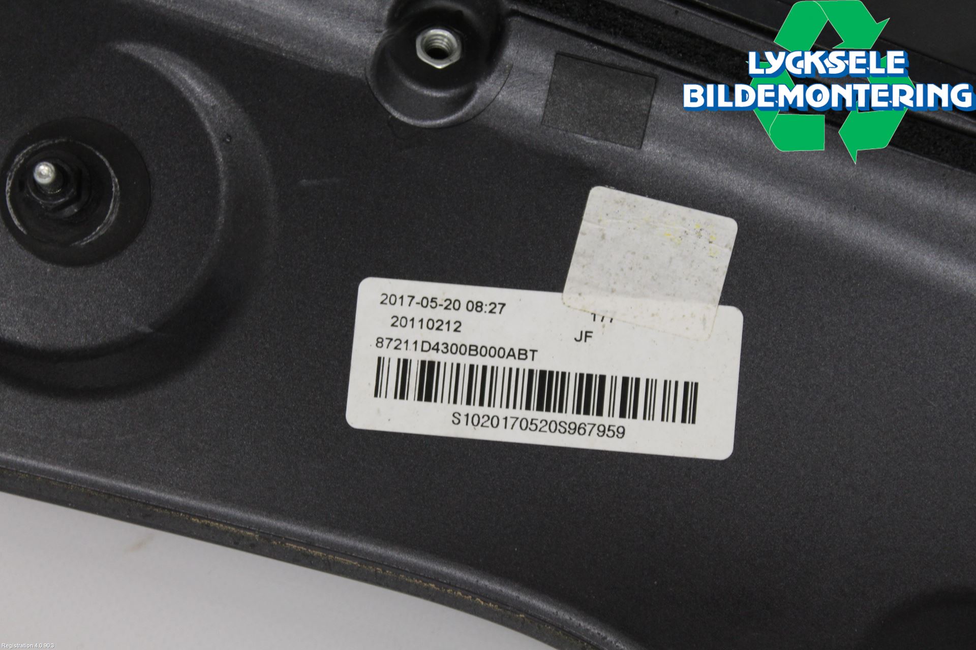 Kia OPTIMA 16-20 Spoiler Baklucka