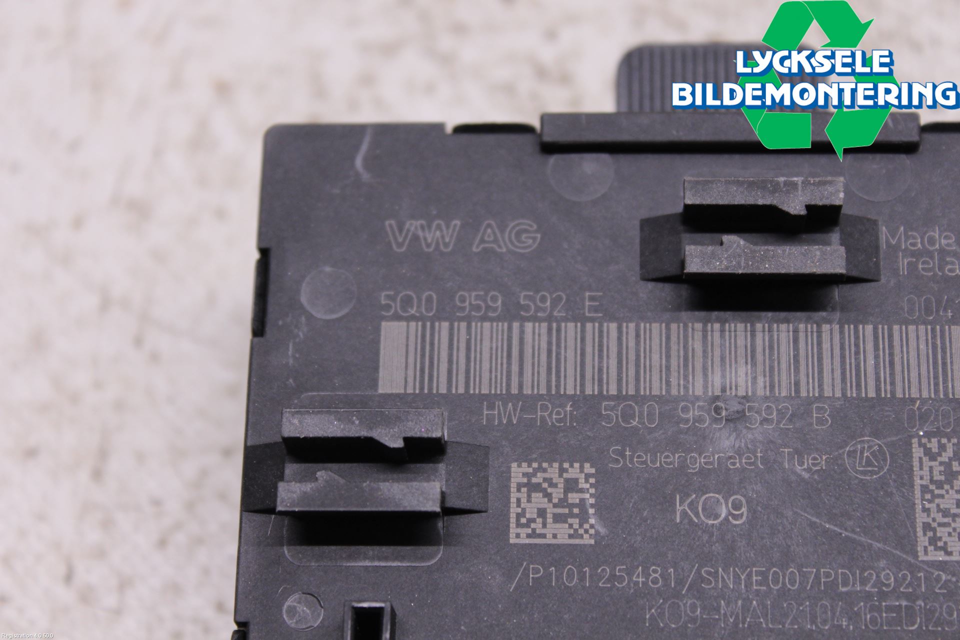 Skoda SUPERB 16-24 Styrenhet Dörr