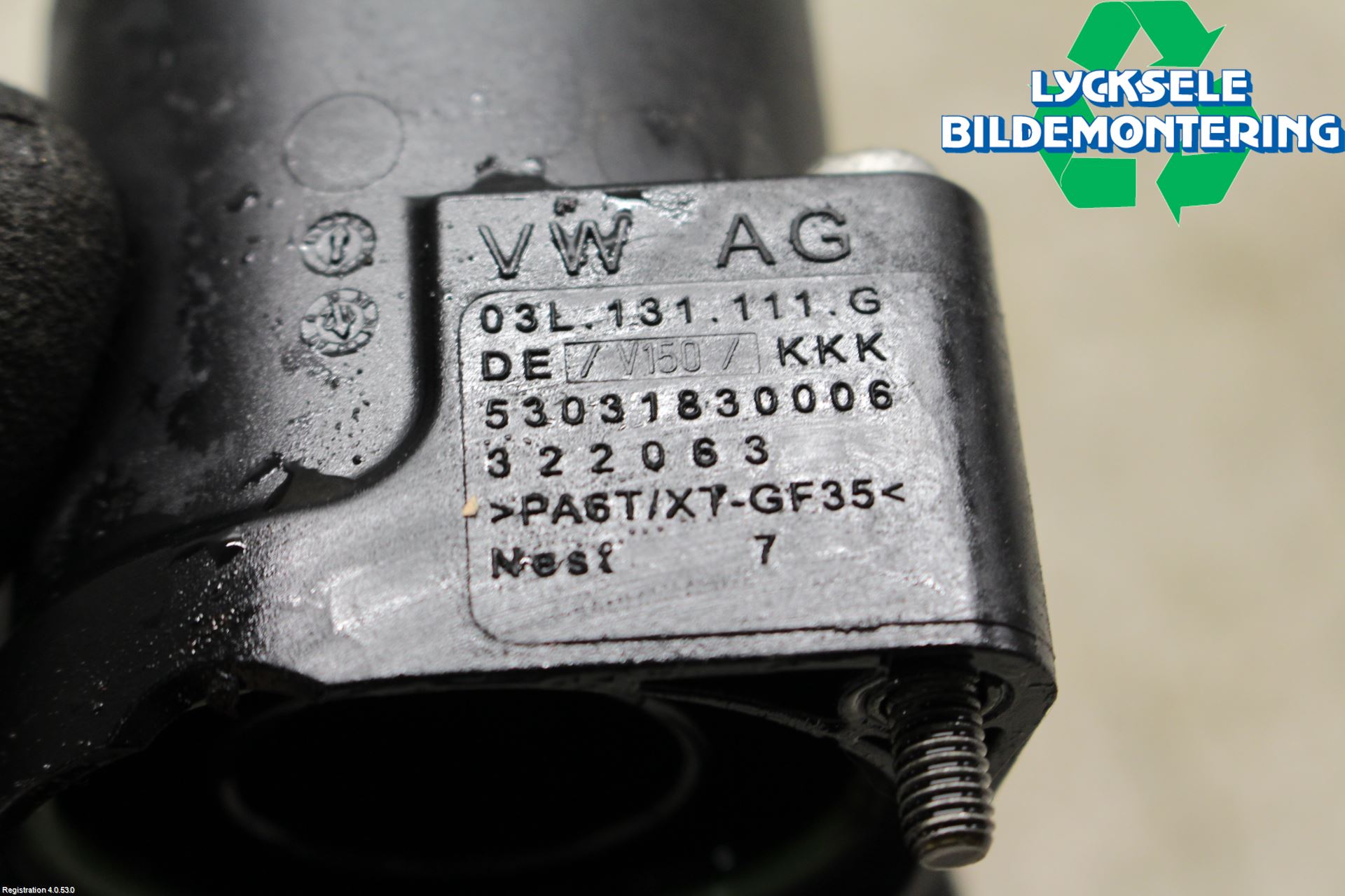 Skoda OCTAVIA (1Z) 05-13 Laddluft-Intercoolerrör