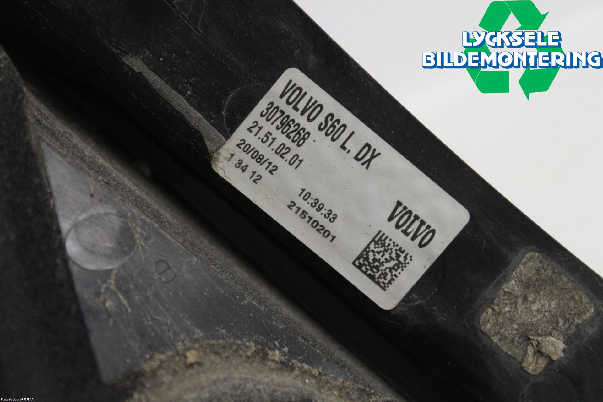 Volvo S60 11-13 Bakljus Höger