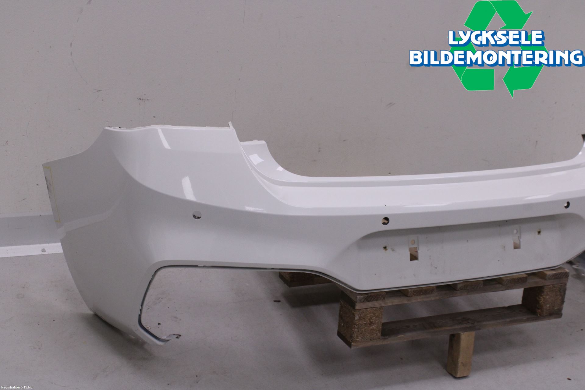 BMW 1 F20/F21 11-19 Stötfångarbeklädnad Bak