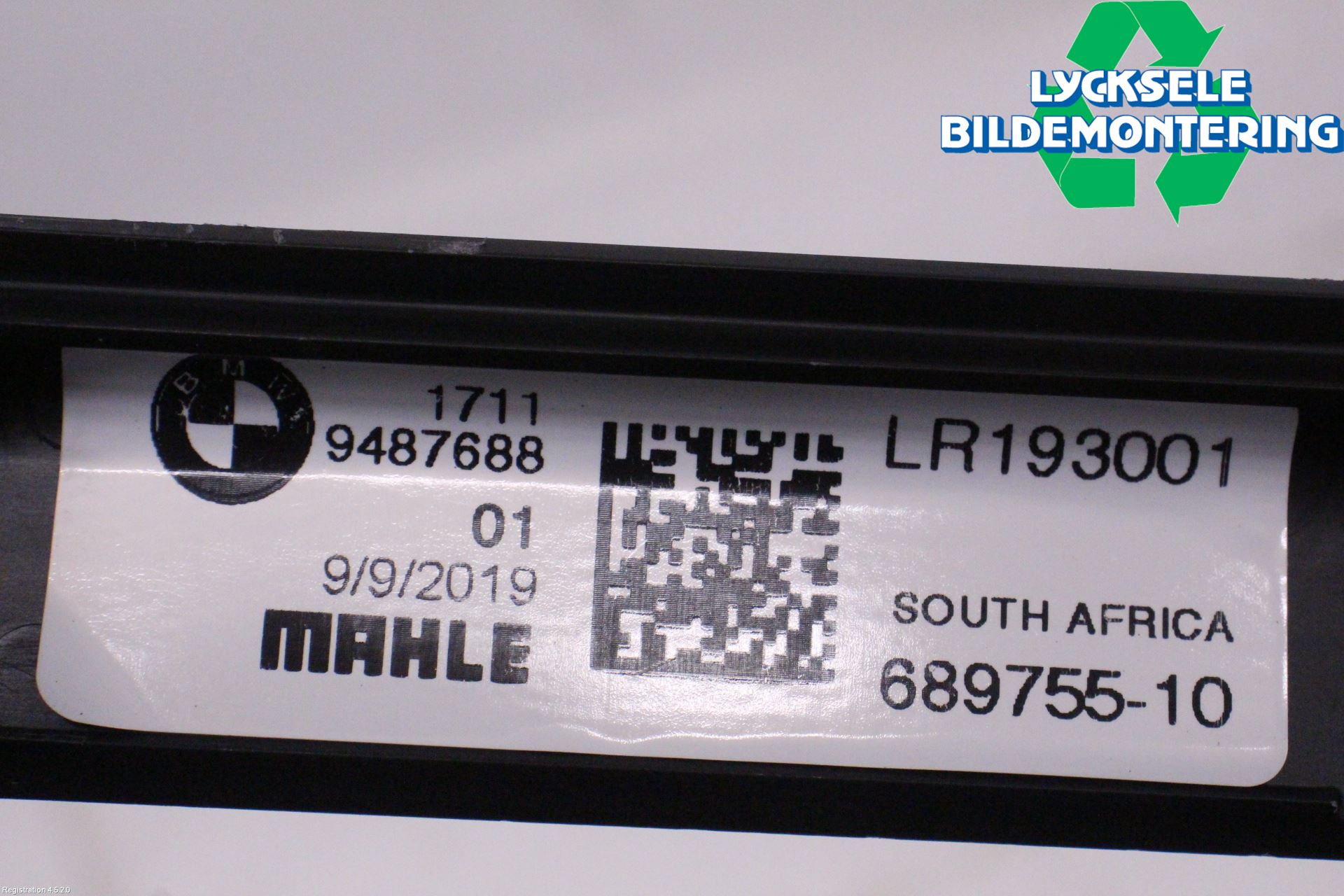 BMW X3 G01 18- Kylarfäste-Ram-Balk