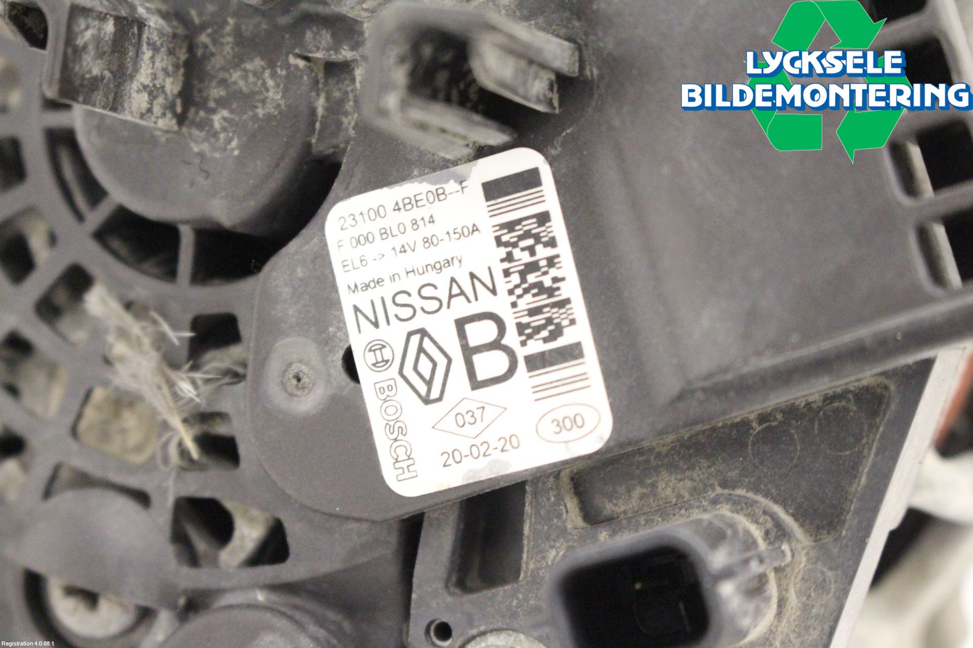 Nissan QASHQAI 17-21 Generator