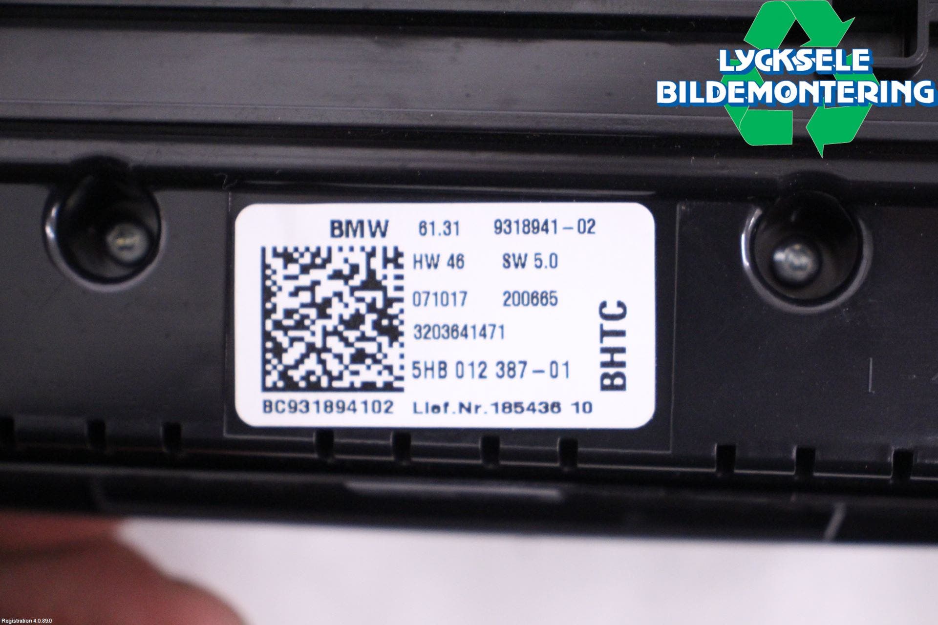 Mini COOPER CLUBMAN F54 16- Ac Styrenhet Ac Manöveren