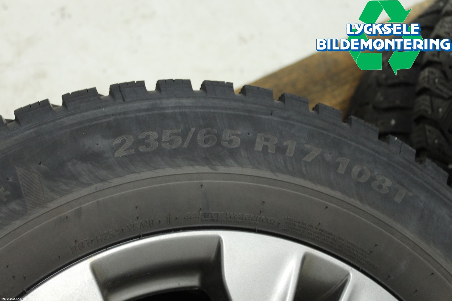 Hyundai SANTA FE 13-18 Vinterdäck Alumfälg 4St