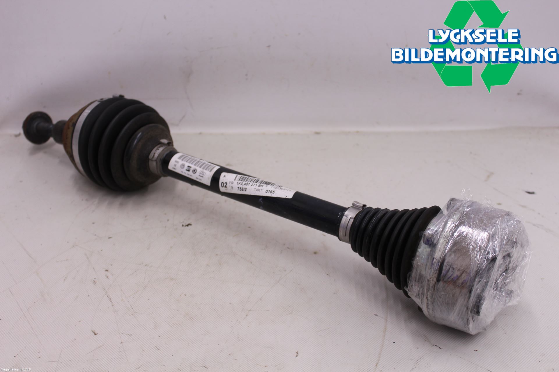 Volkswagen VW GOLF / E-GOLF VII 13-20 Drivaxel Fram Vänster